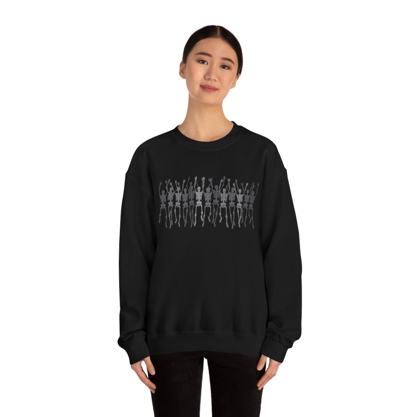 Skeleton Halloween Crewneck Sweater | Spooktacularly Stylish Sweatshirt