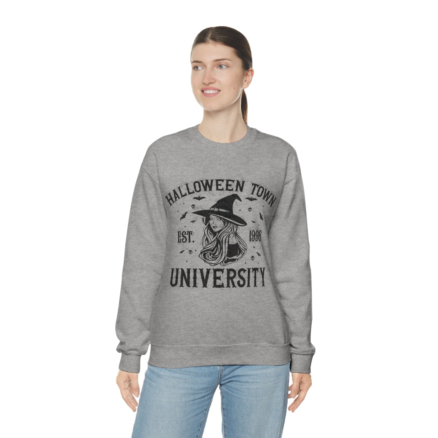 Halloweentown Crewneck Sweater | Halloween Fall Crewneck Sweatshirt