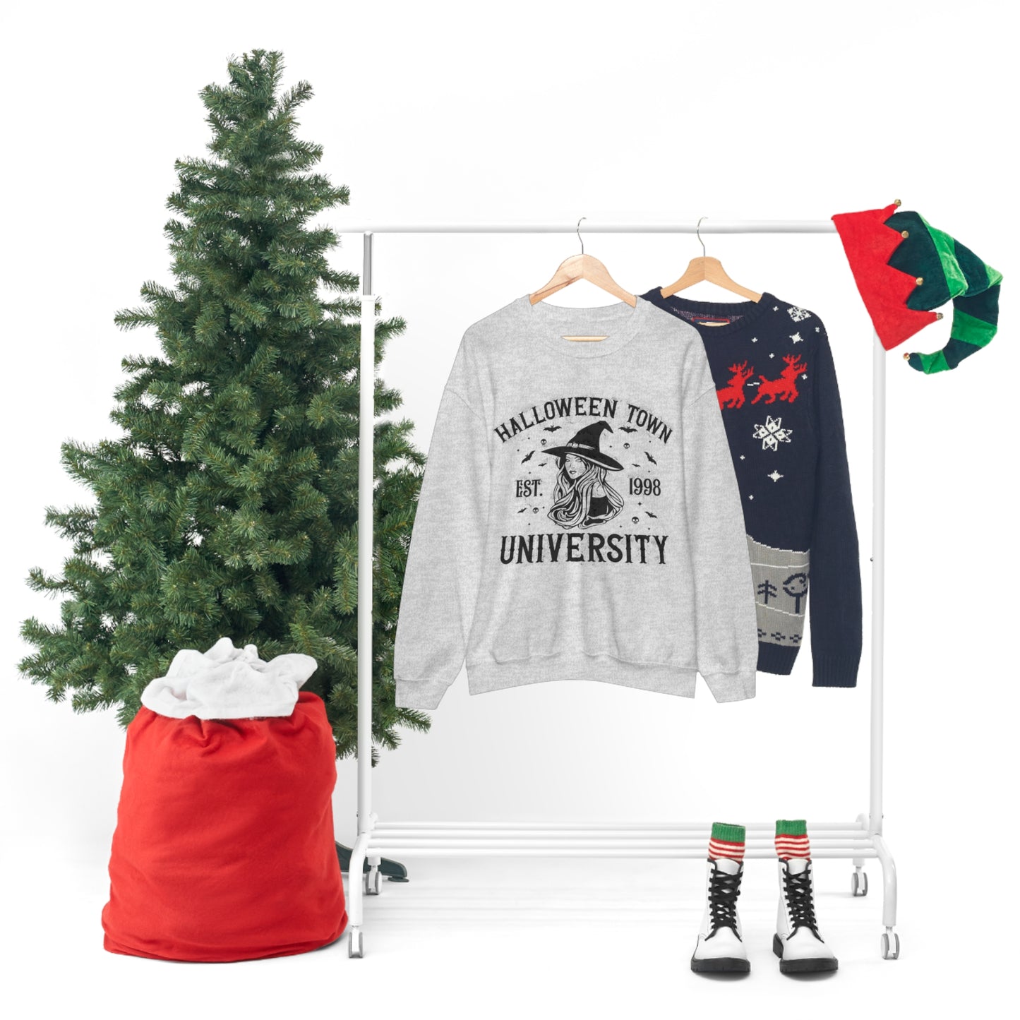 Halloweentown Crewneck Sweater | Halloween Fall Crewneck Sweatshirt
