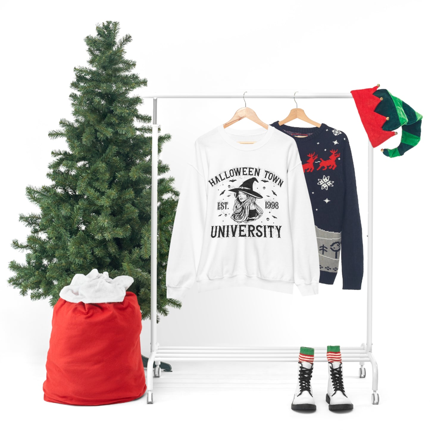 Halloweentown Crewneck Sweater | Halloween Fall Crewneck Sweatshirt