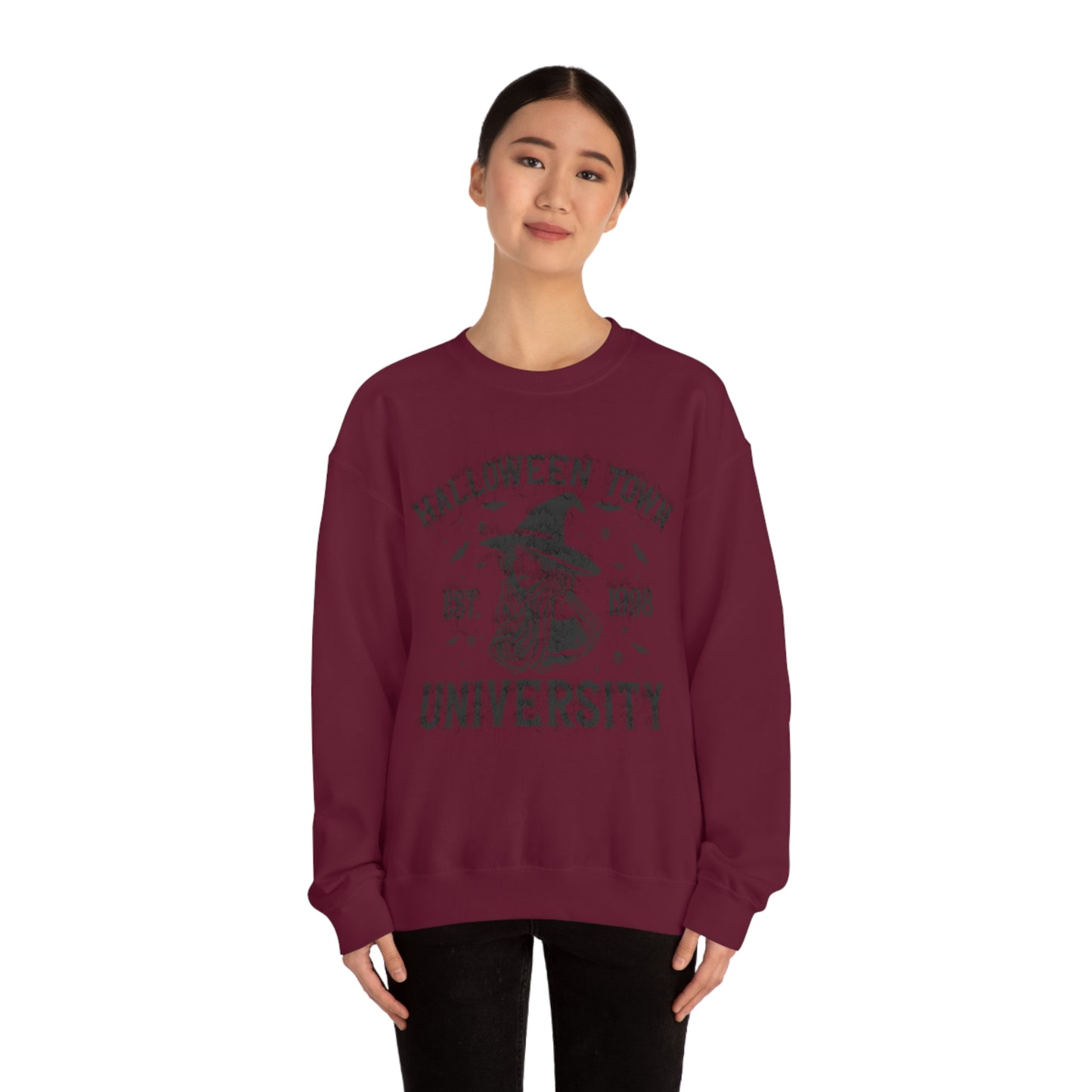 Halloweentown Crewneck Sweater | Halloween Fall Crewneck Sweatshirt