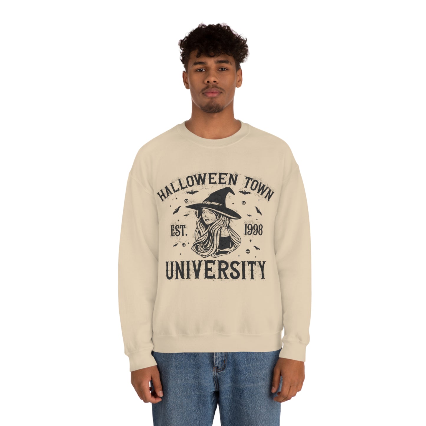 Halloweentown Crewneck Sweater | Halloween Fall Crewneck Sweatshirt