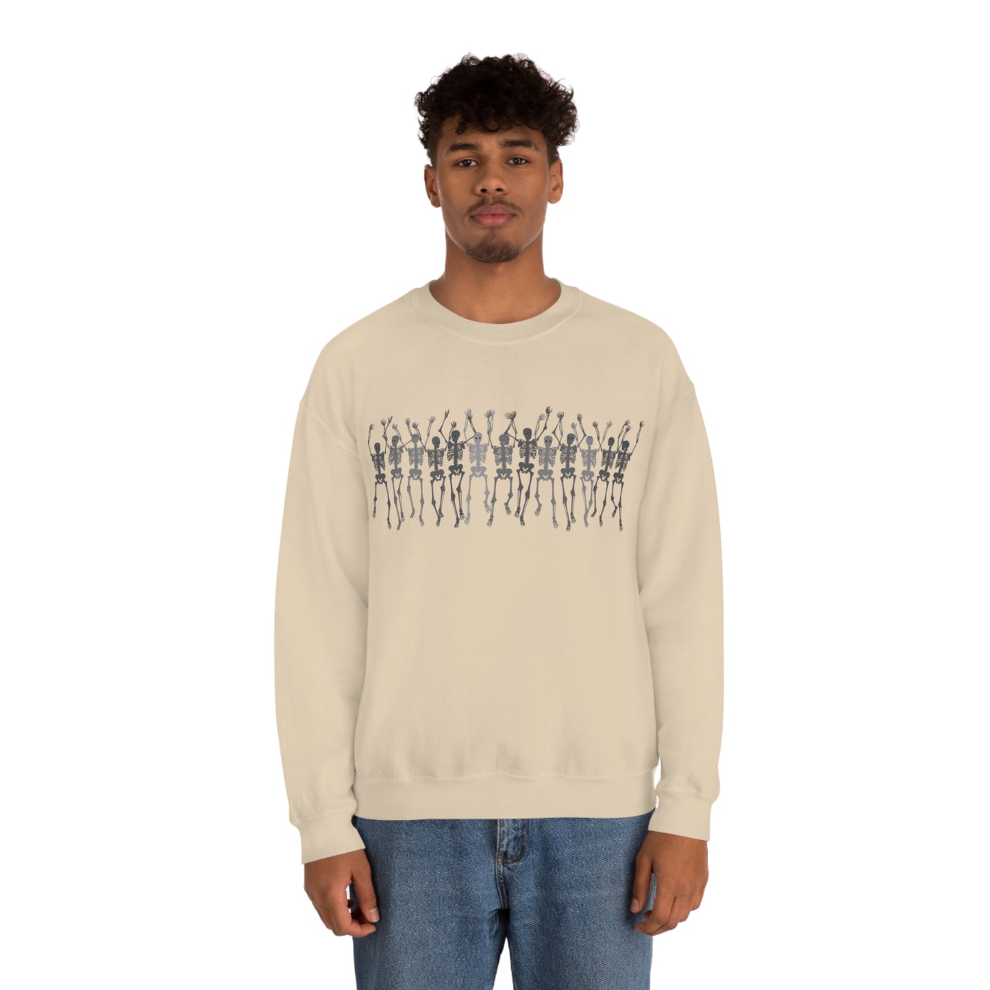 Skeleton Halloween Crewneck Sweater | Spooktacularly Stylish Sweatshirt