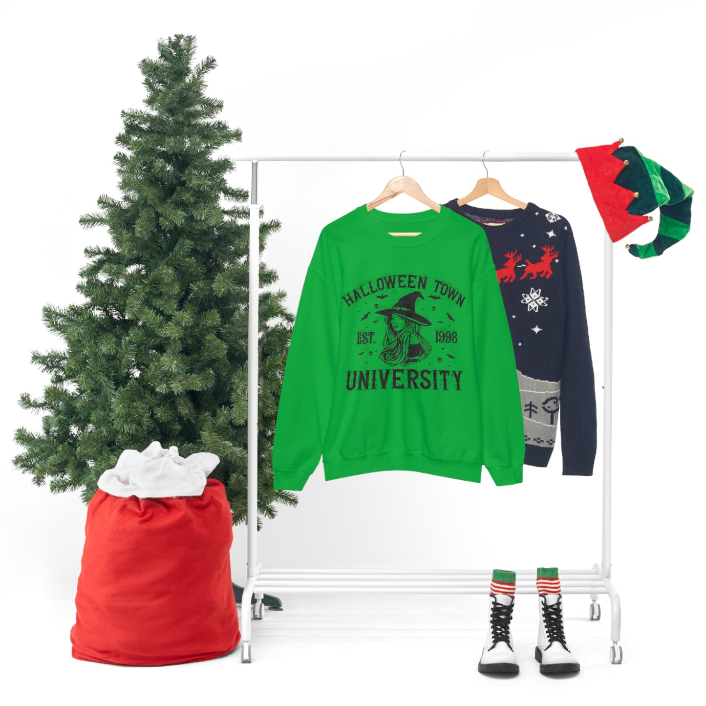 Halloweentown Crewneck Sweater | Halloween Fall Crewneck Sweatshirt
