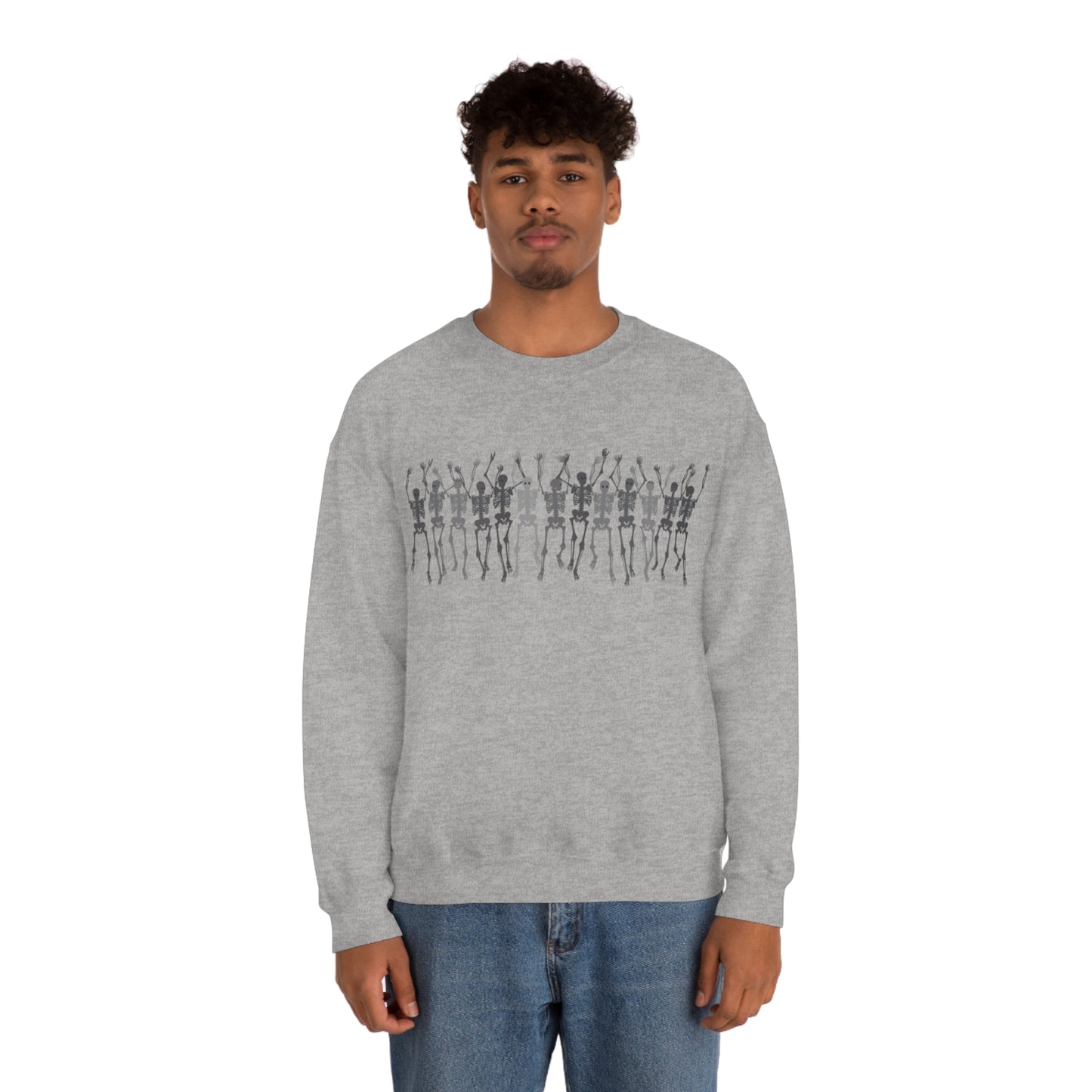 Skeleton Halloween Crewneck Sweater | Spooktacularly Stylish Sweatshirt