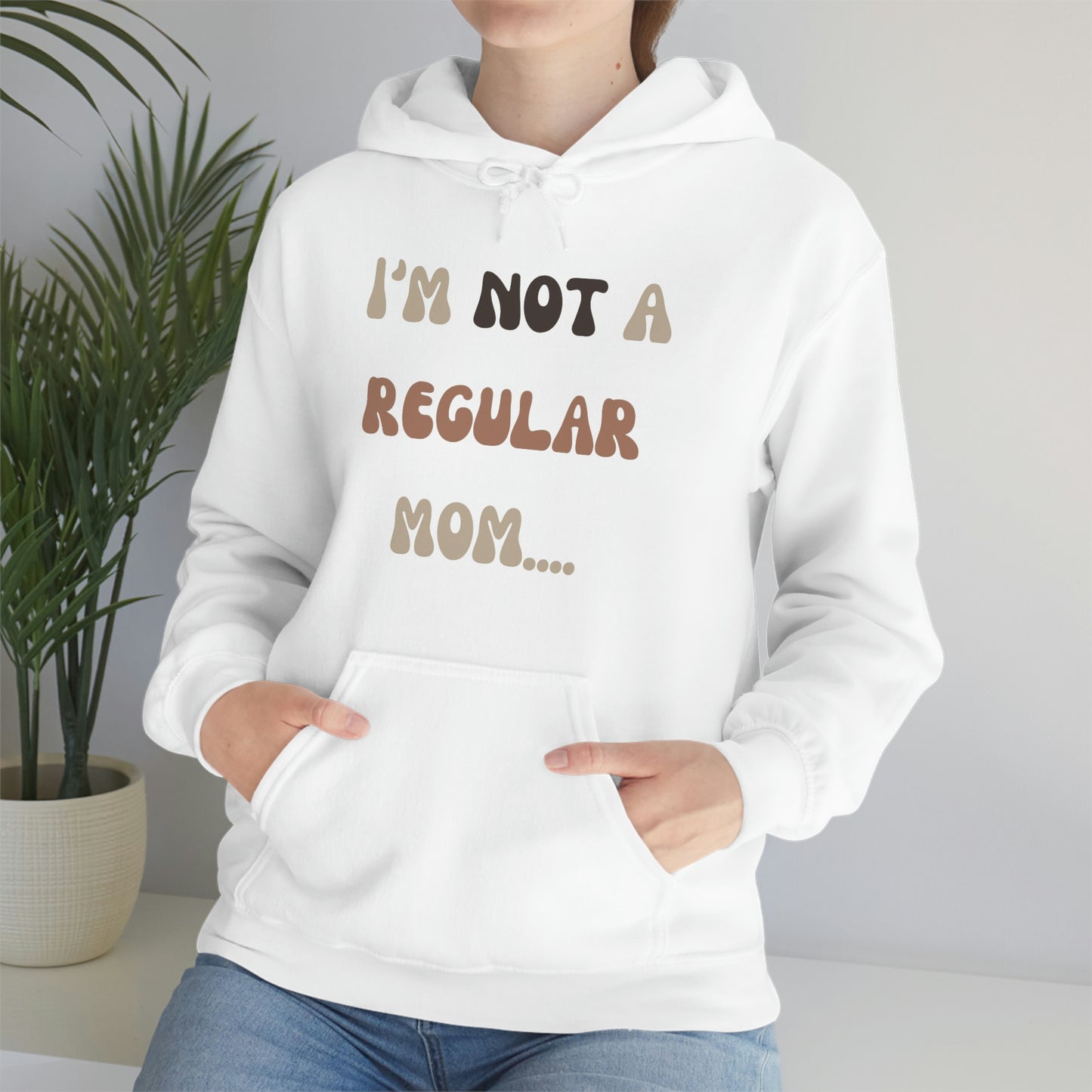 Unisex Heavy Blend Hooded Sweatshirt Not a regular mom Im a cool mom Mothers Day gift