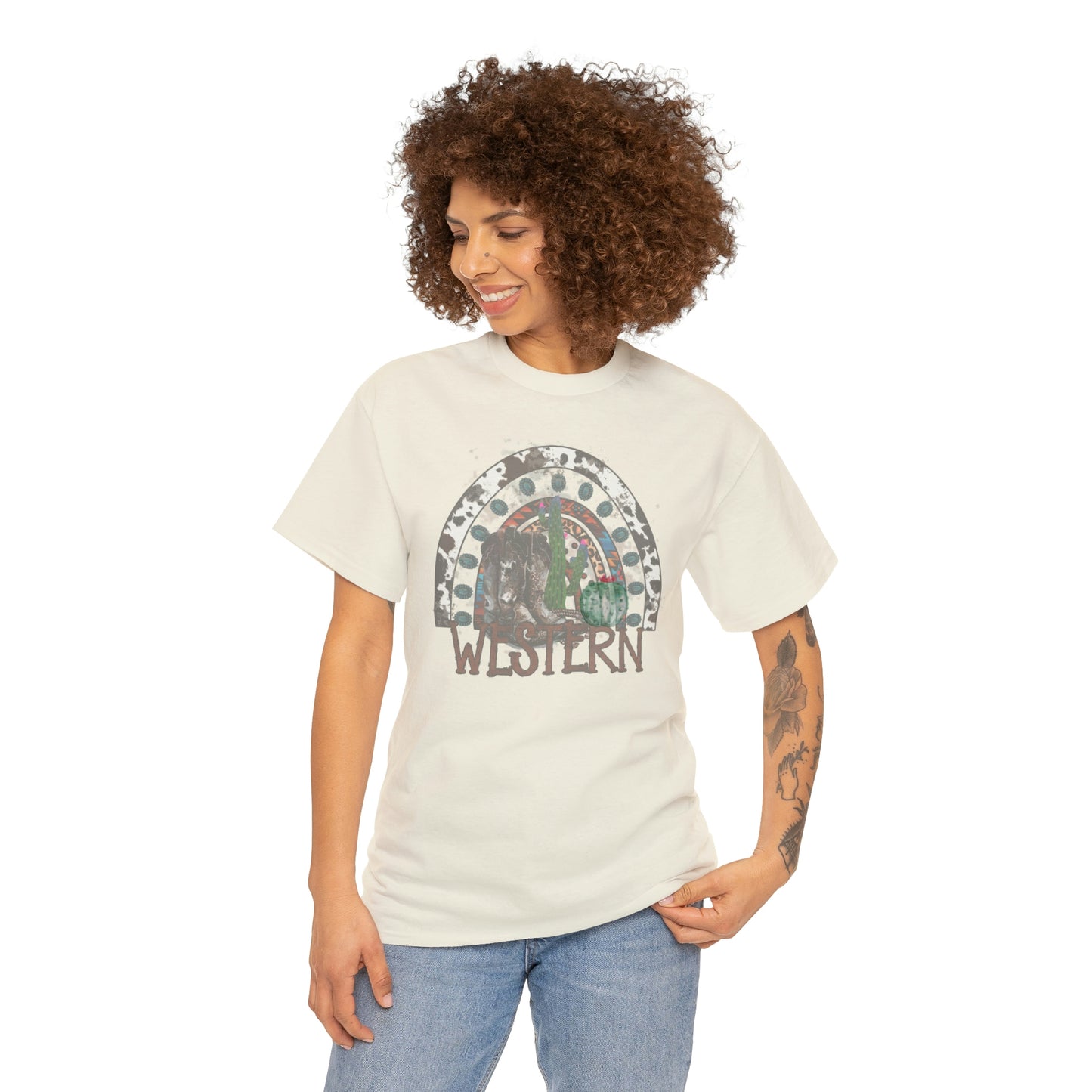 Western Cowgirl Unisex Heavy Cotton Tee Cowgirl shirt Western tee rancher tee rodeo shirt Wild West t shirt