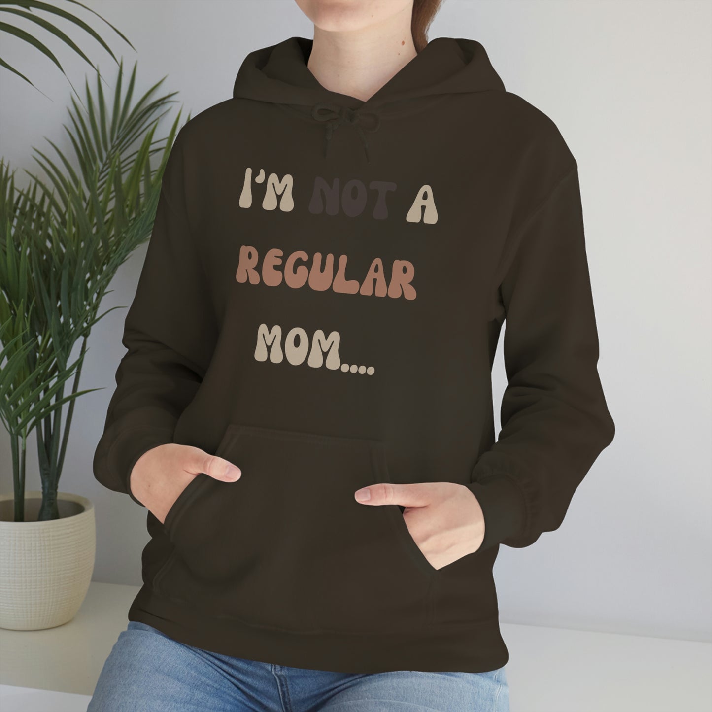 Unisex Heavy Blend Hooded Sweatshirt Not a regular mom Im a cool mom Mothers Day gift
