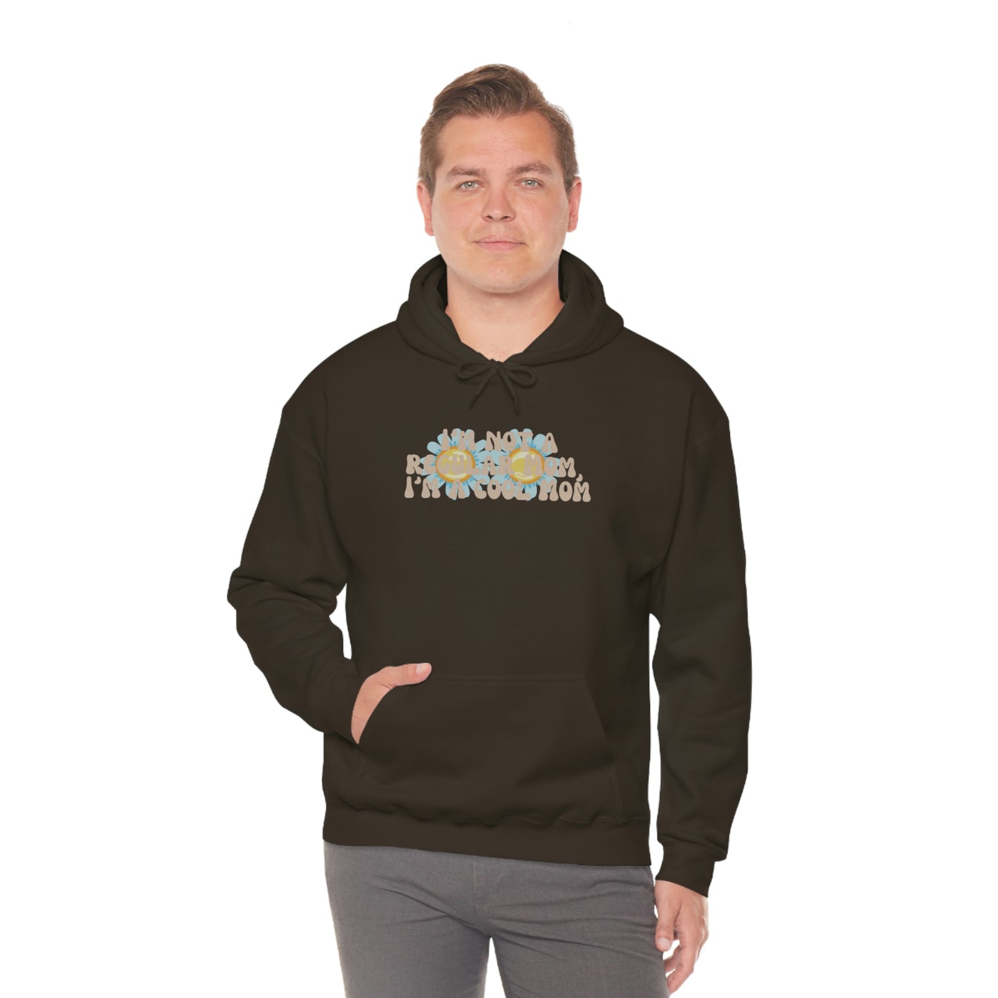 Im not a regular Mom, Im a cool Mom Unisex Heavy Blend Hooded Sweatshirt