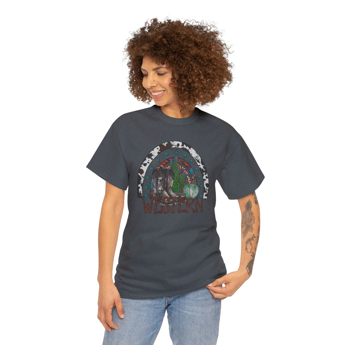 Western Cowgirl Unisex Heavy Cotton Tee Cowgirl shirt Western tee rancher tee rodeo shirt Wild West t shirt