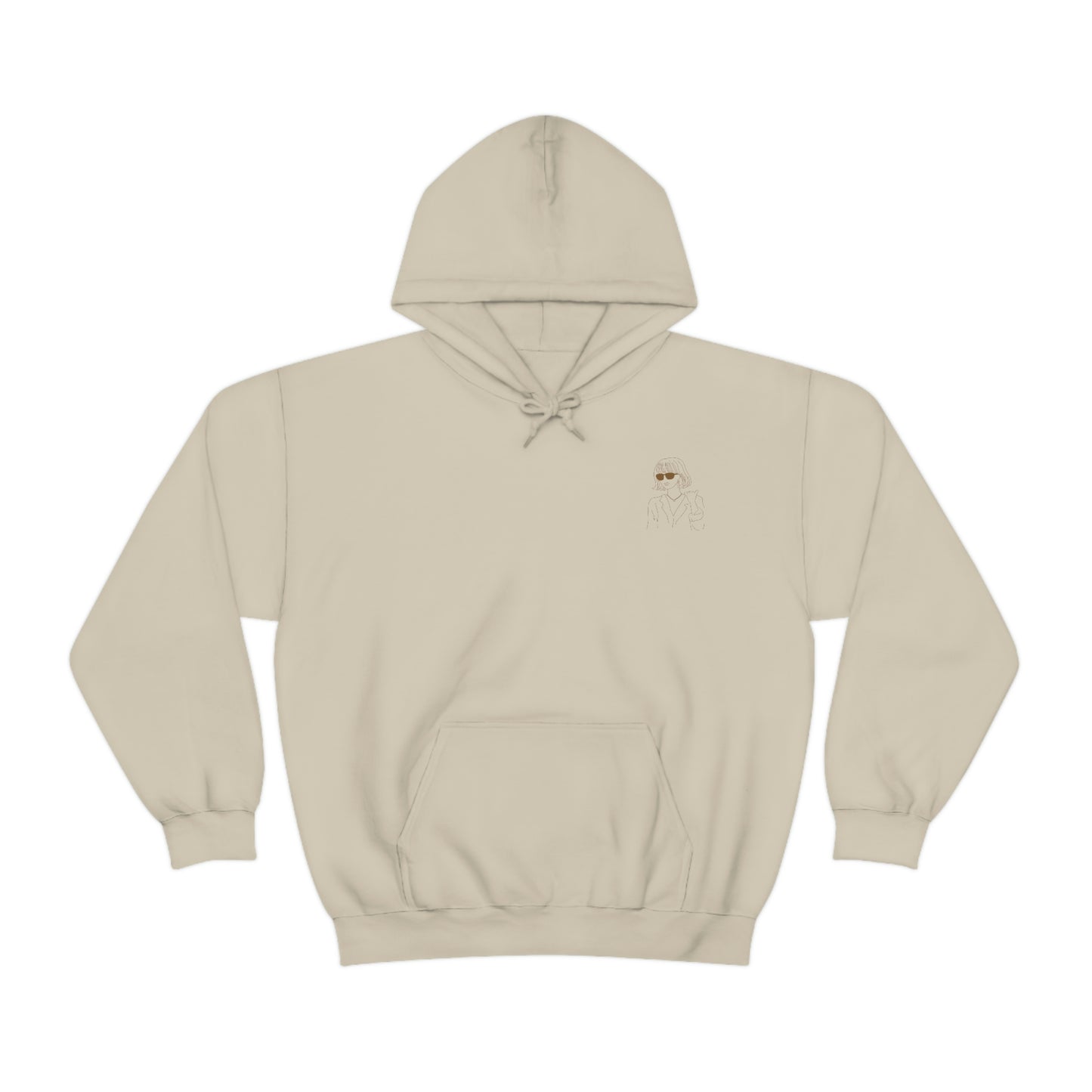 Cool Moms Club Unisex Heavy Blend Hooded Sweatshirt Mothers Day Gift Nude beige Retro letters