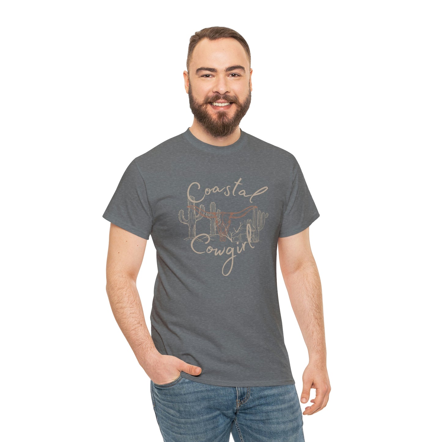 Coastal Cowgirl Unisex Heavy Cotton Tee