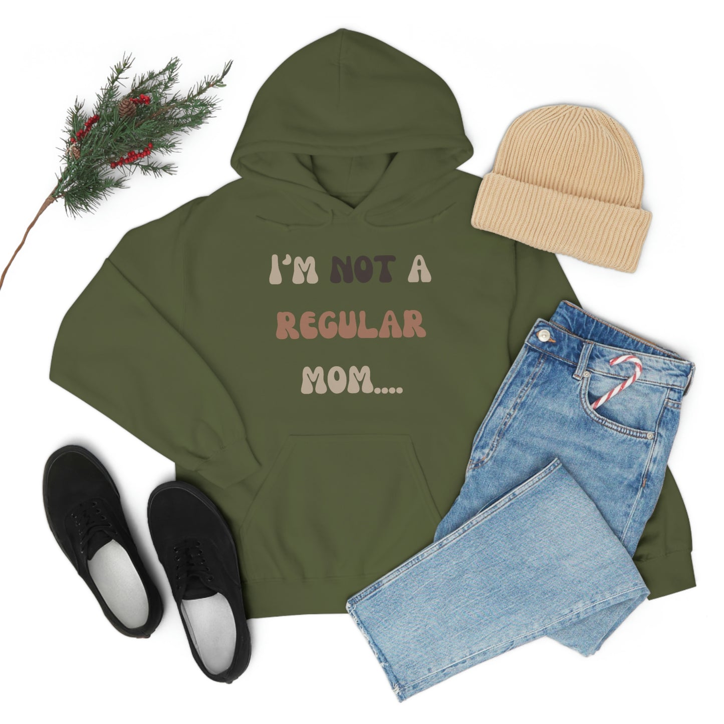 Unisex Heavy Blend Hooded Sweatshirt Not a regular mom Im a cool mom Mothers Day gift