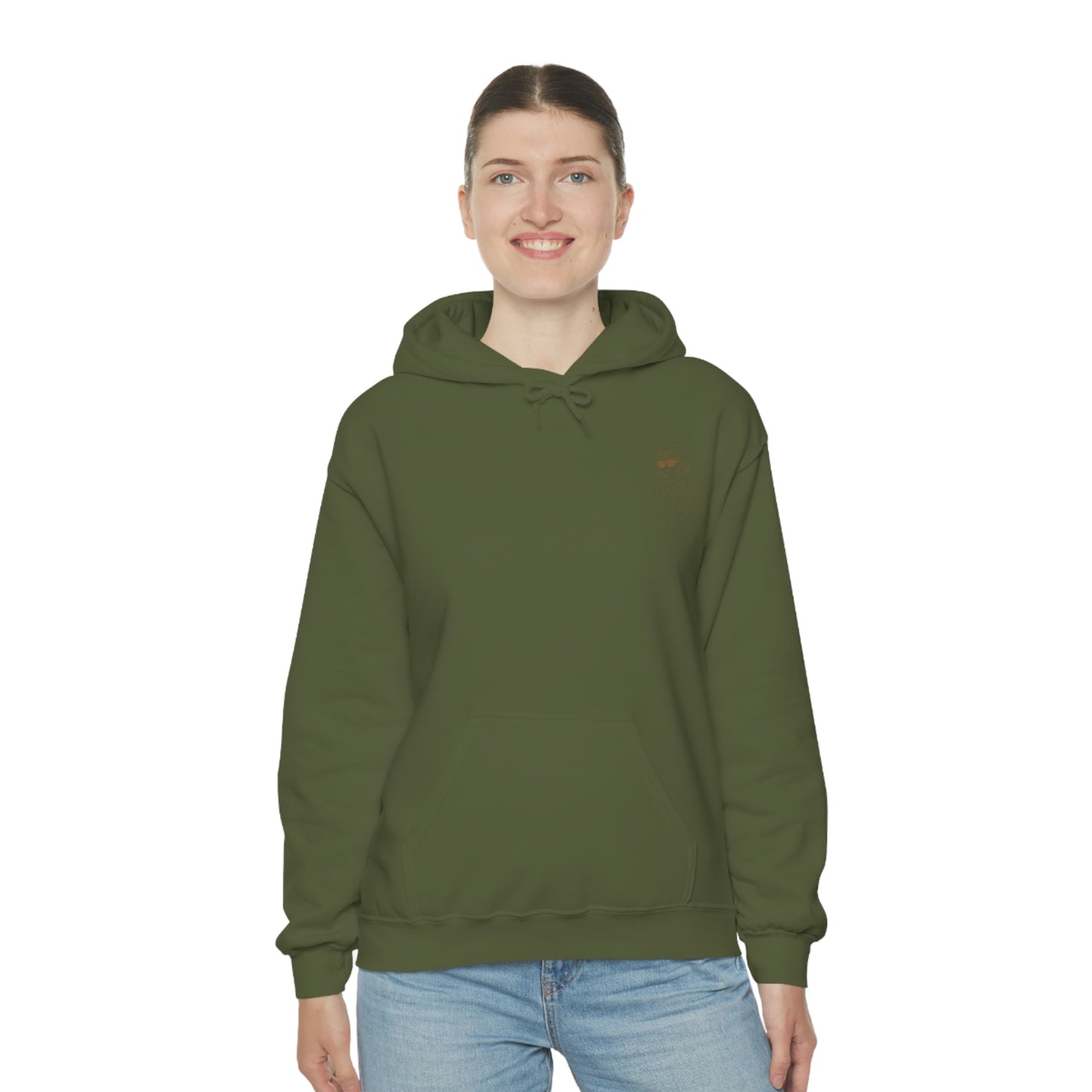Cool Moms Club Unisex Heavy Blend Hooded Sweatshirt Mothers Day Gift Nude beige Retro letters