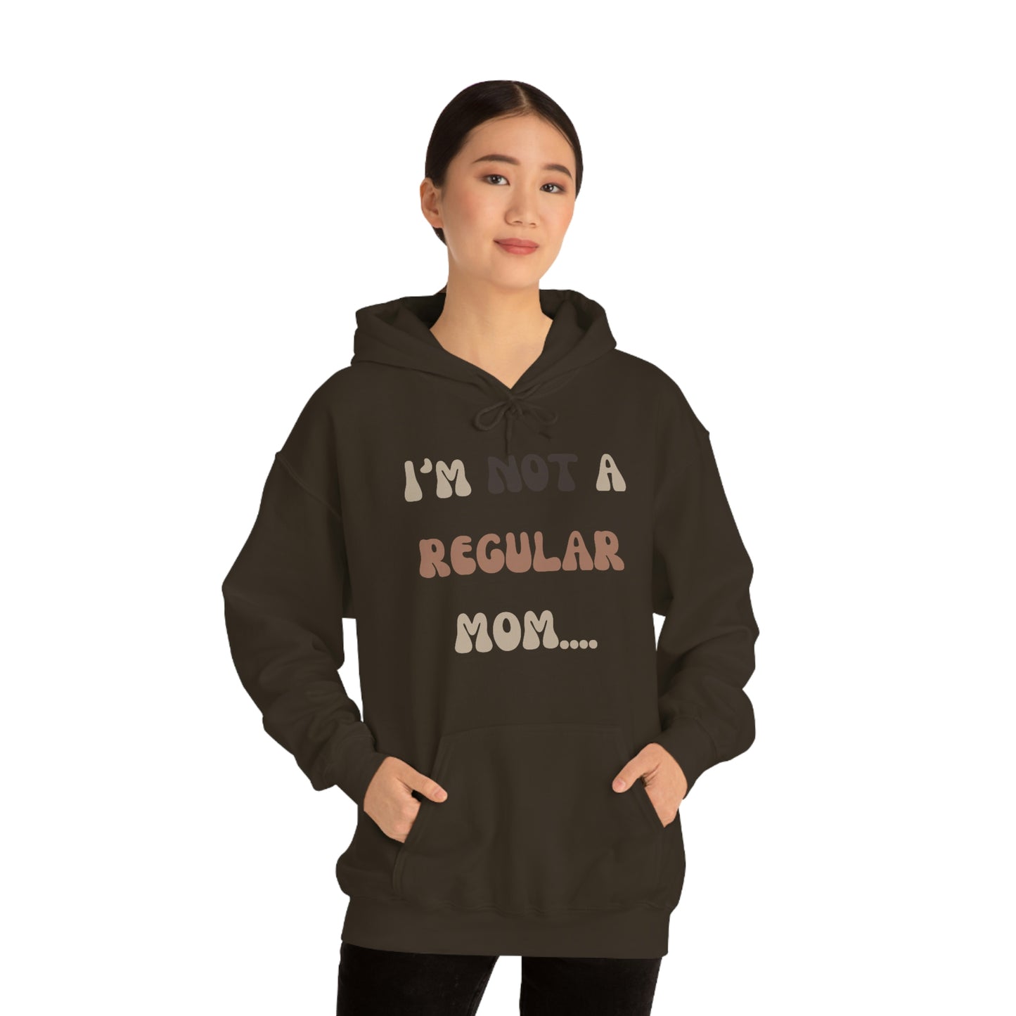 Unisex Heavy Blend Hooded Sweatshirt Not a regular mom Im a cool mom Mothers Day gift