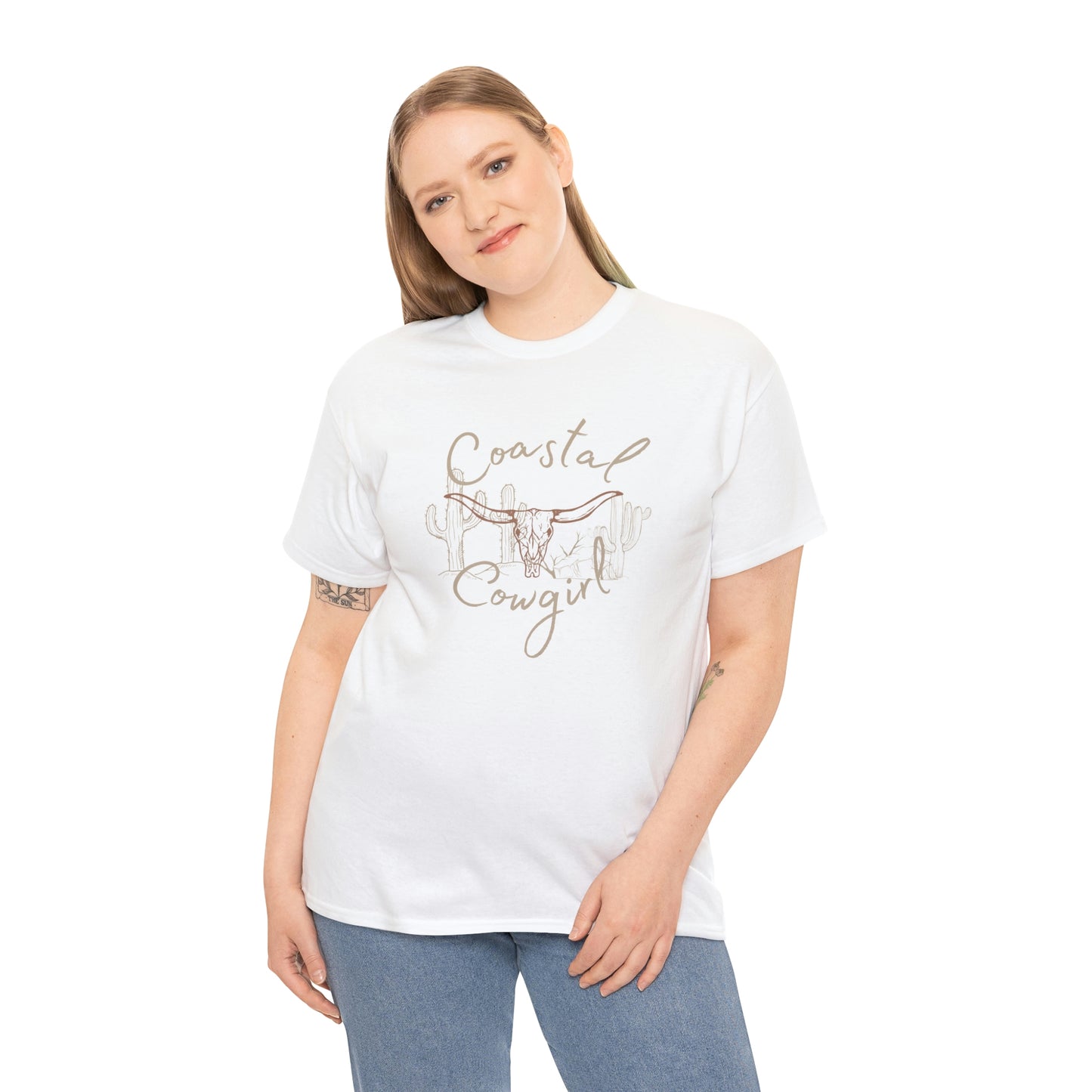 Coastal Cowgirl Unisex Heavy Cotton Tee