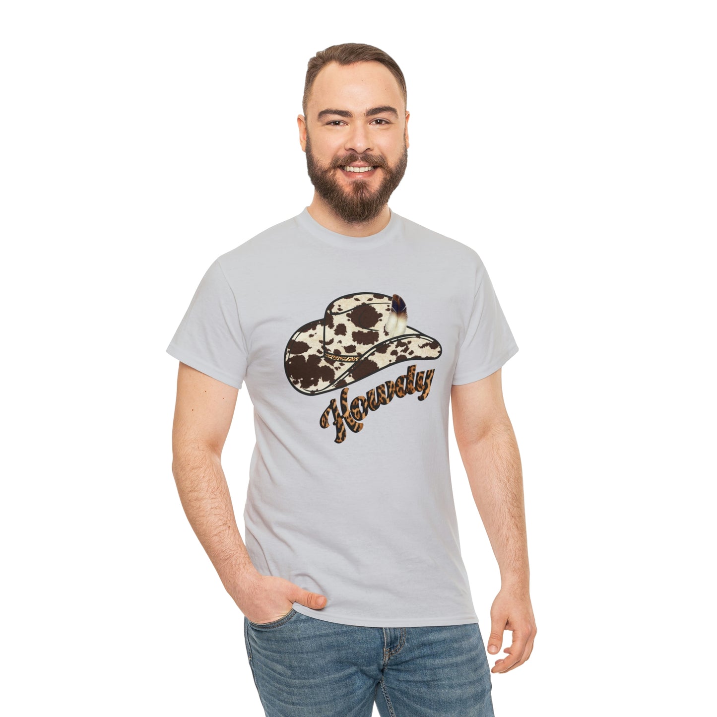 Howdy Coastal Cowgirl Unisex Heavy Cotton Tee