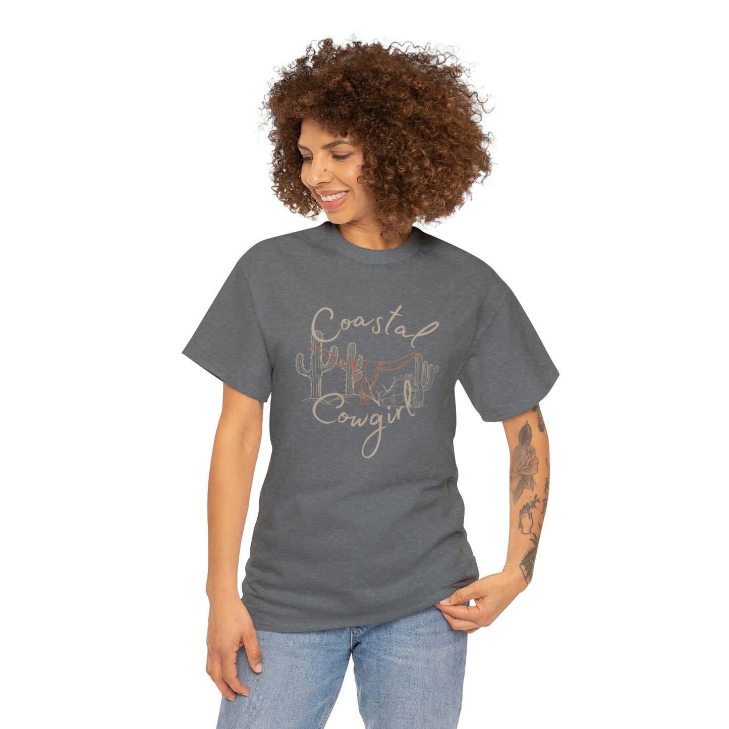 Coastal Cowgirl Unisex Heavy Cotton Tee