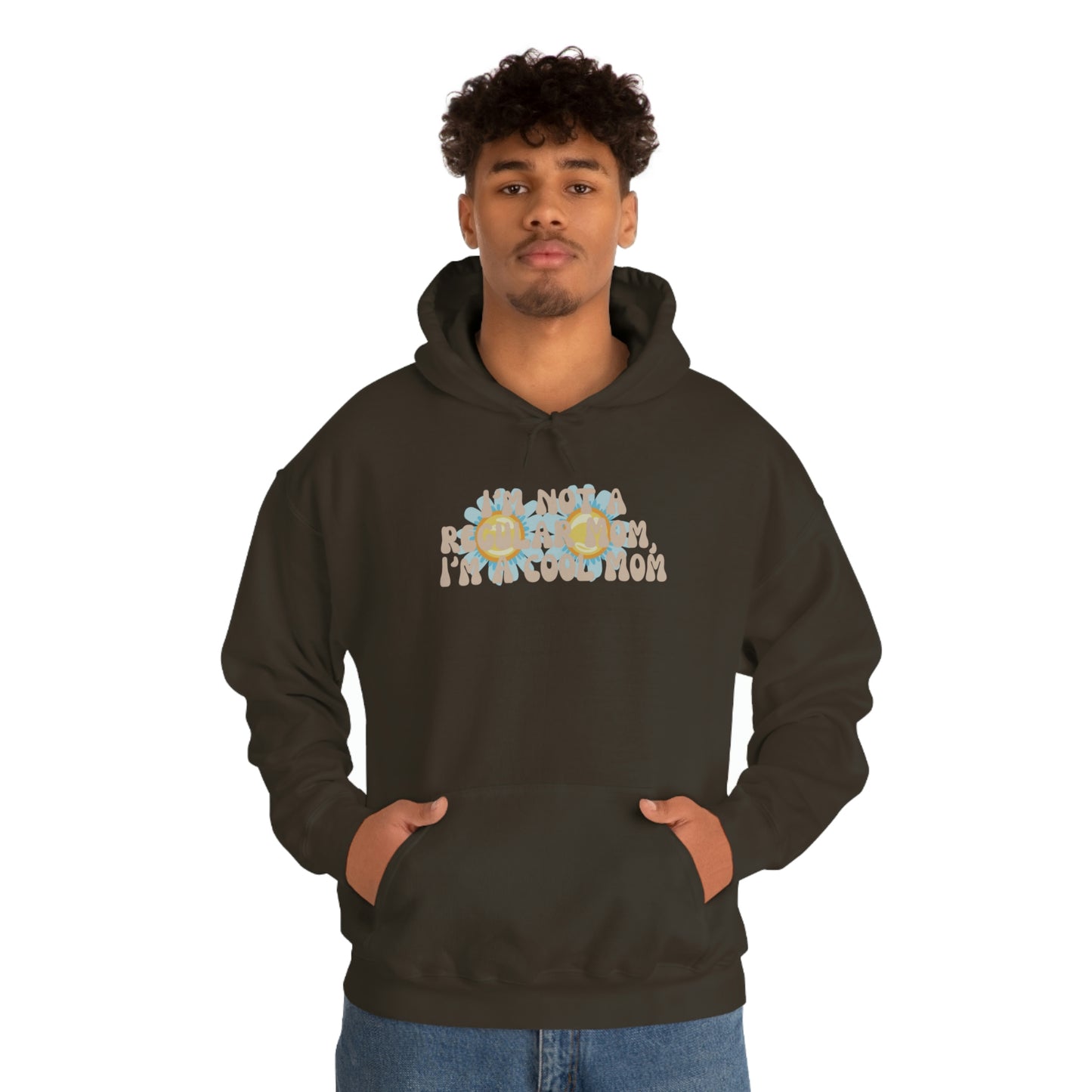 Im not a regular Mom, Im a cool Mom Unisex Heavy Blend Hooded Sweatshirt
