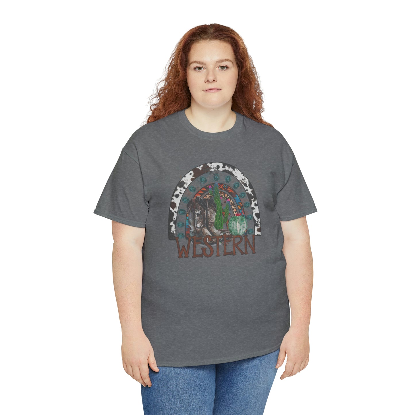 Western Cowgirl Unisex Heavy Cotton Tee Cowgirl shirt Western tee rancher tee rodeo shirt Wild West t shirt