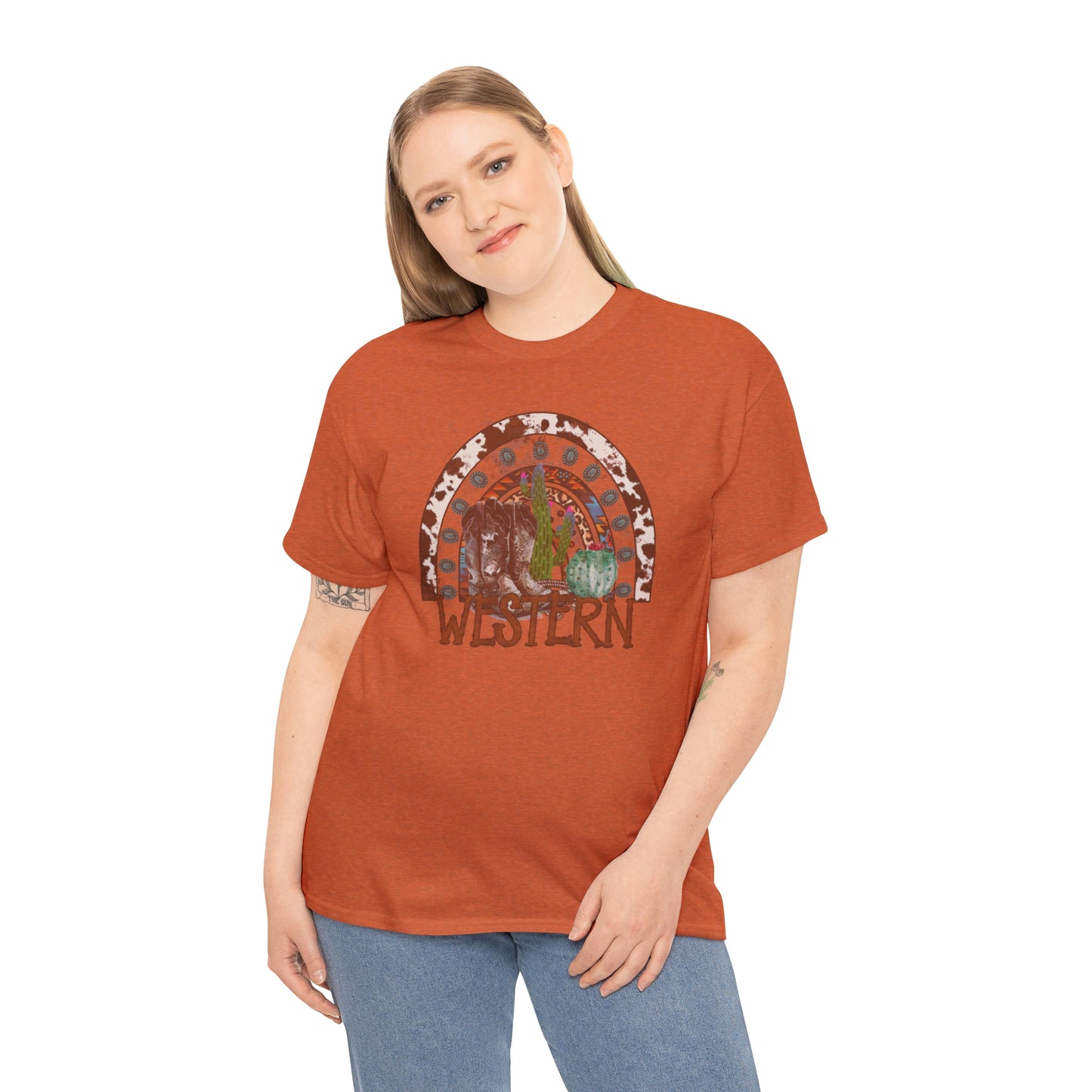 Western Cowgirl Unisex Heavy Cotton Tee Cowgirl shirt Western tee rancher tee rodeo shirt Wild West t shirt