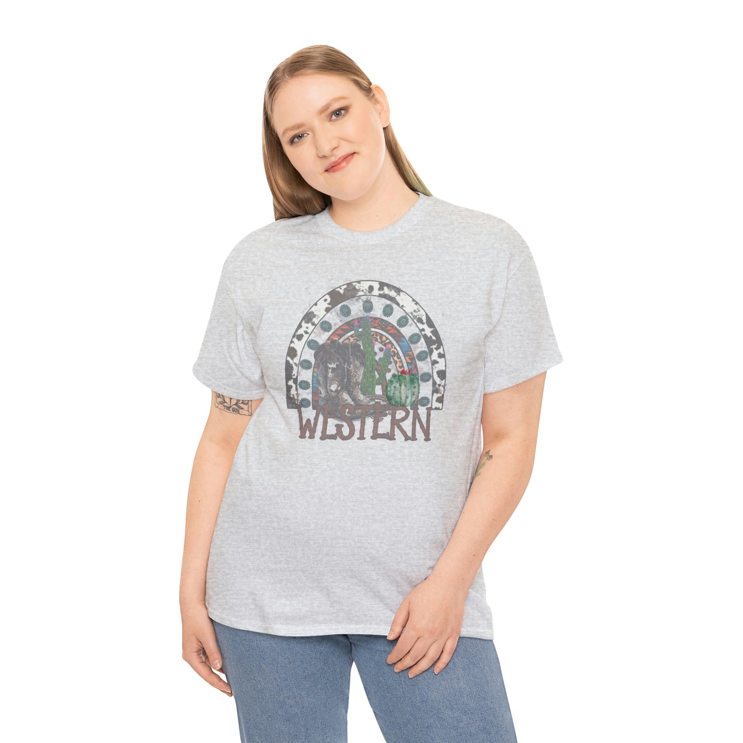 Western Cowgirl Unisex Heavy Cotton Tee Cowgirl shirt Western tee rancher tee rodeo shirt Wild West t shirt