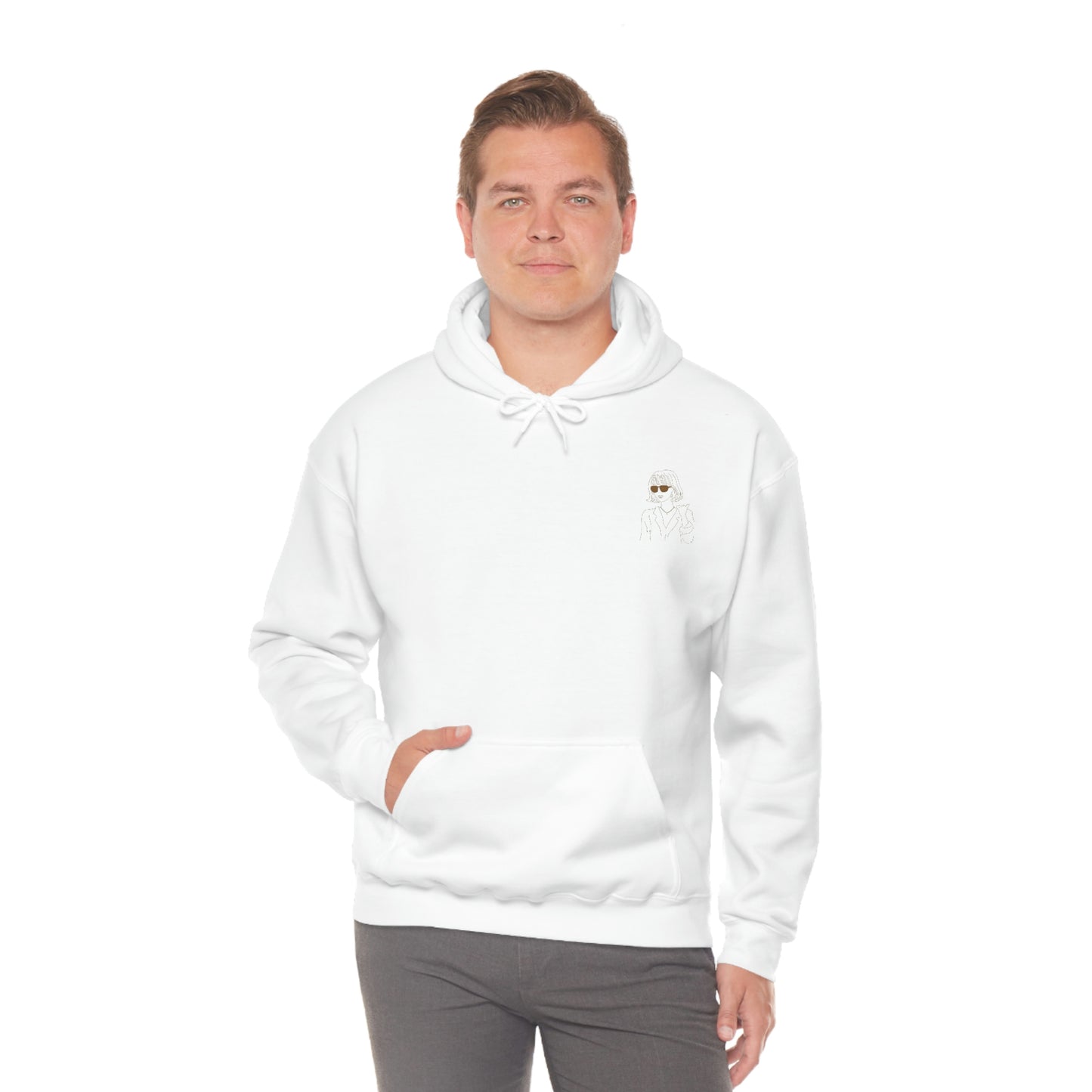Cool Moms Club Unisex Heavy Blend Hooded Sweatshirt Mothers Day Gift Nude beige Retro letters