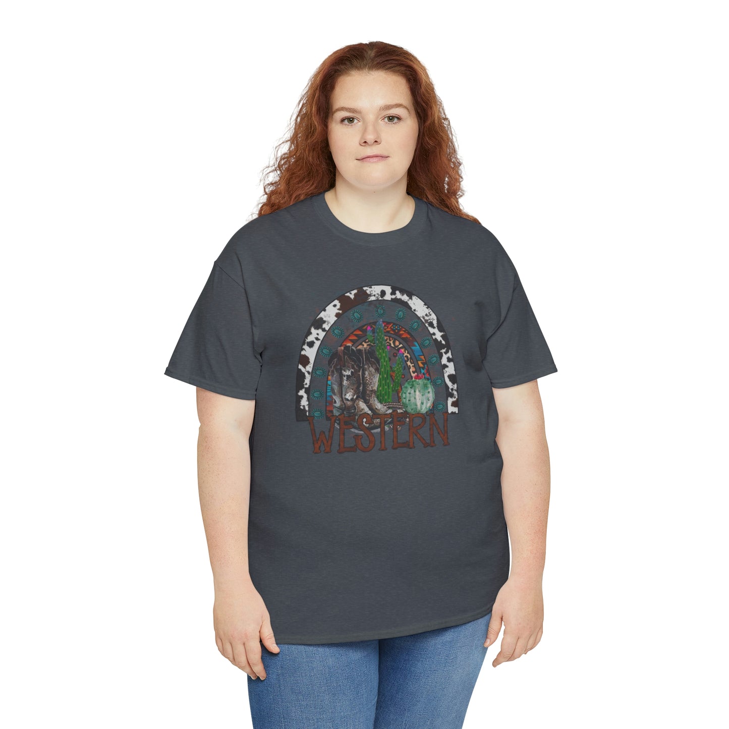 Western Cowgirl Unisex Heavy Cotton Tee Cowgirl shirt Western tee rancher tee rodeo shirt Wild West t shirt