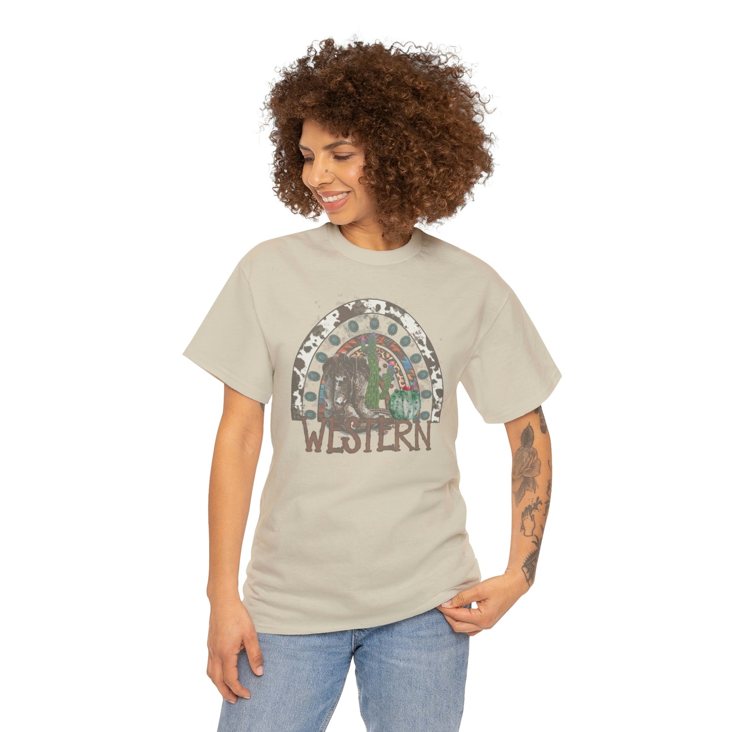 Western Cowgirl Unisex Heavy Cotton Tee Cowgirl shirt Western tee rancher tee rodeo shirt Wild West t shirt