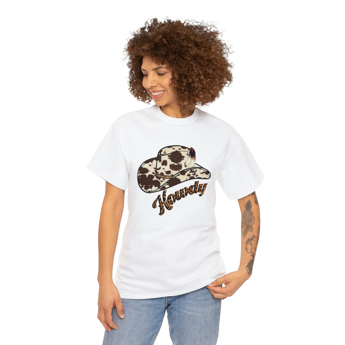 Howdy Coastal Cowgirl Unisex Heavy Cotton Tee