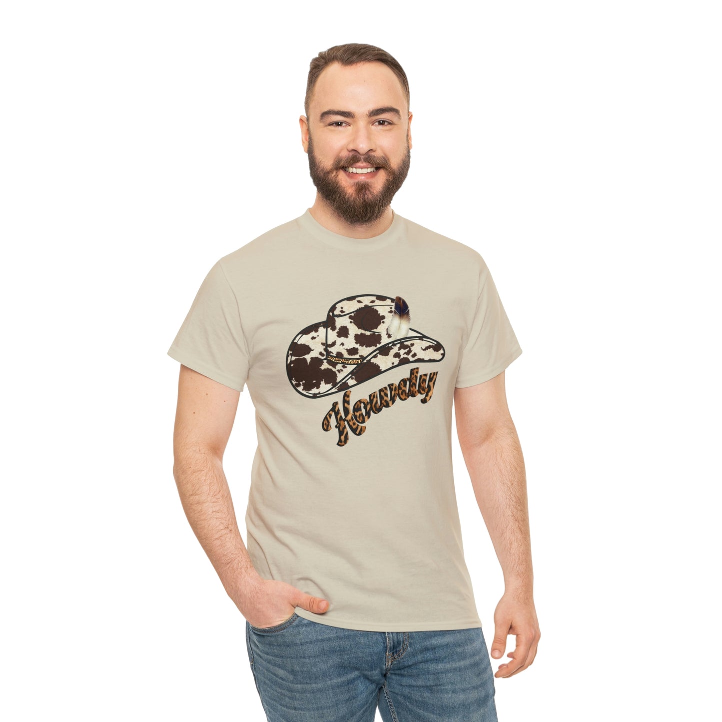 Howdy Coastal Cowgirl Unisex Heavy Cotton Tee