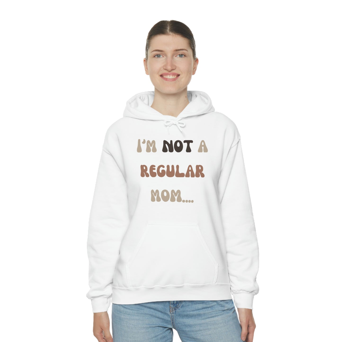 Unisex Heavy Blend Hooded Sweatshirt Not a regular mom Im a cool mom Mothers Day gift