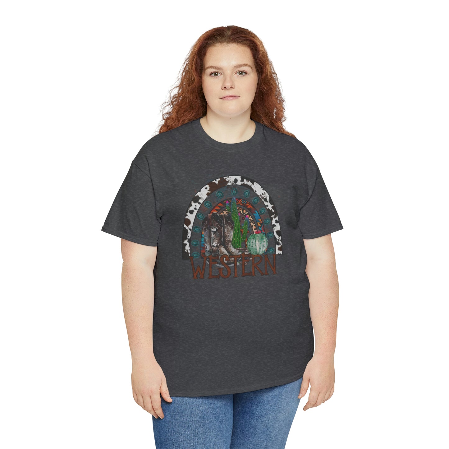 Western Cowgirl Unisex Heavy Cotton Tee Cowgirl shirt Western tee rancher tee rodeo shirt Wild West t shirt