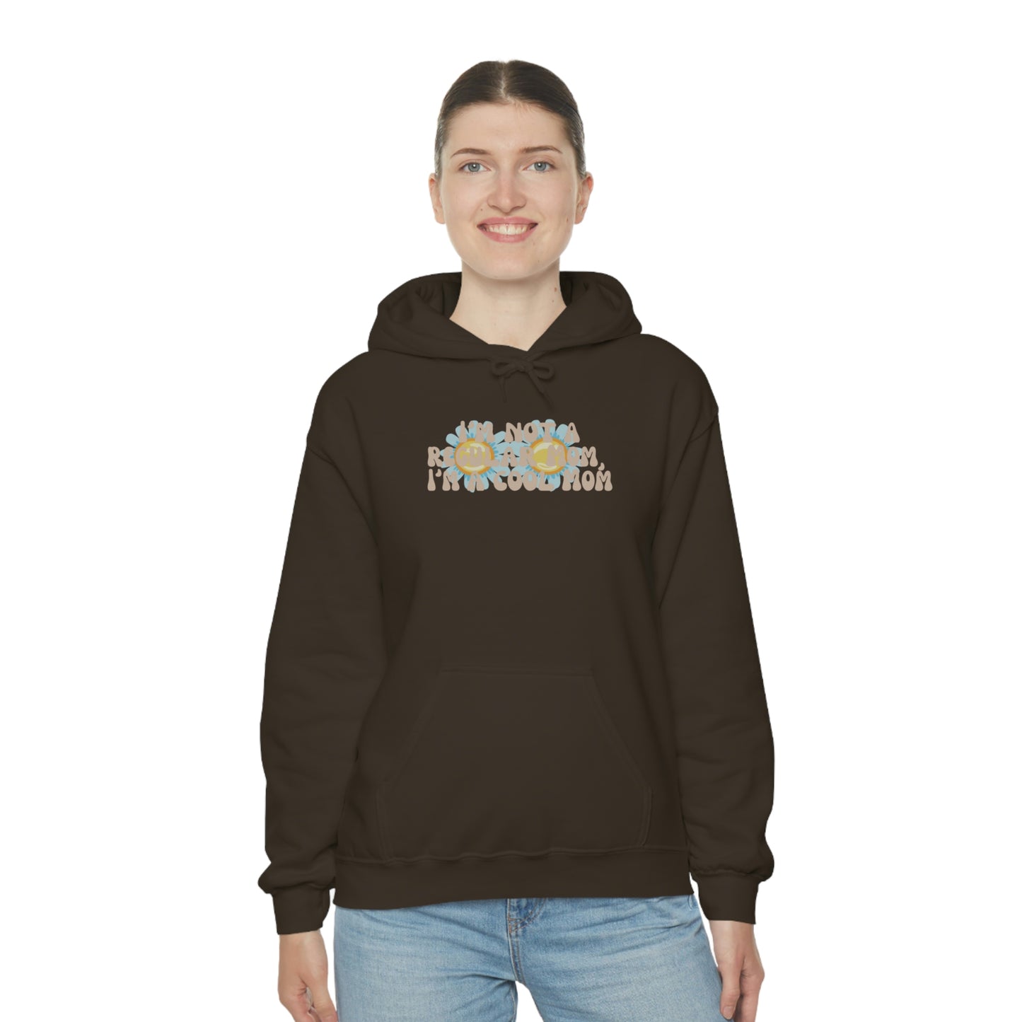 Im not a regular Mom, Im a cool Mom Unisex Heavy Blend Hooded Sweatshirt