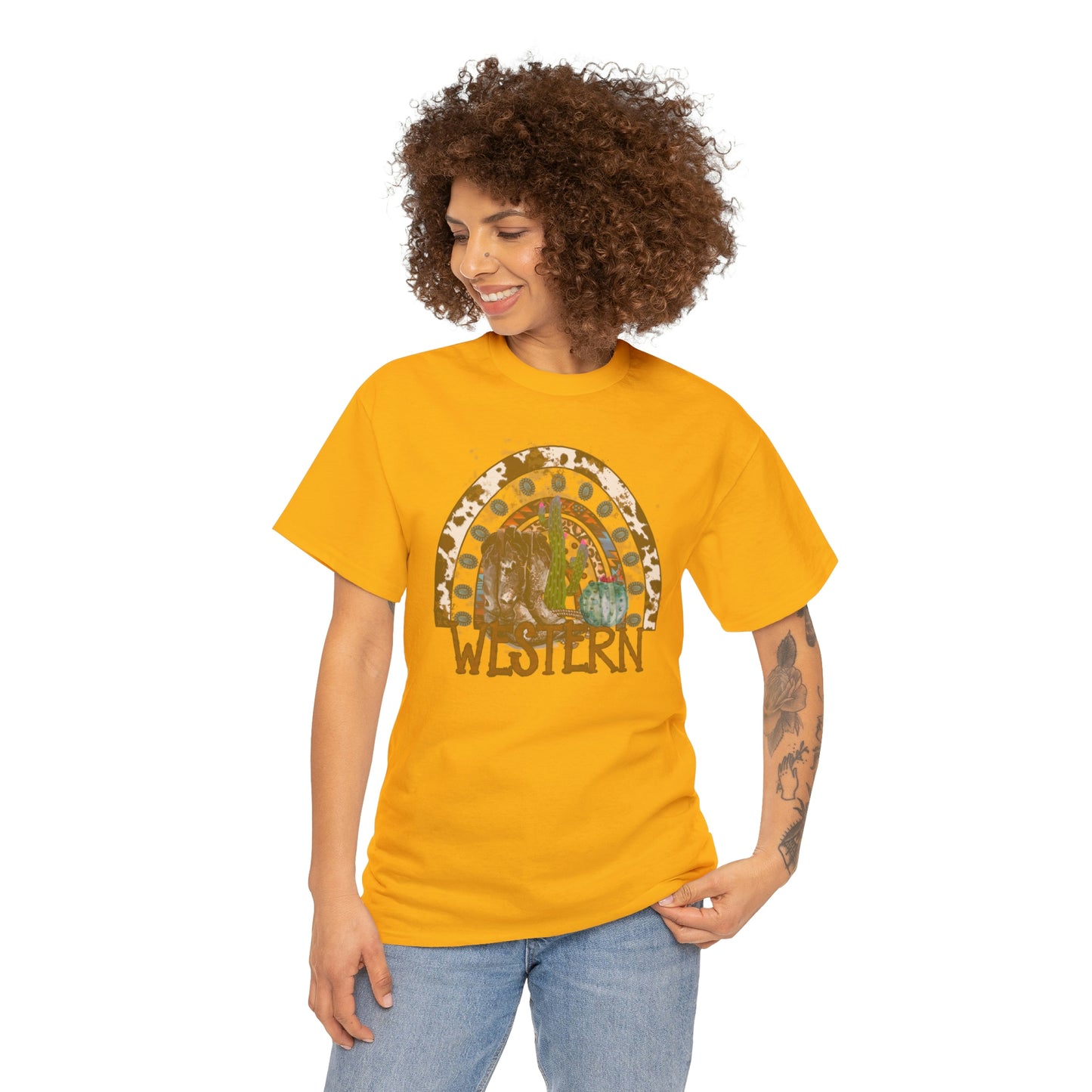 Western Cowgirl Unisex Heavy Cotton Tee Cowgirl shirt Western tee rancher tee rodeo shirt Wild West t shirt