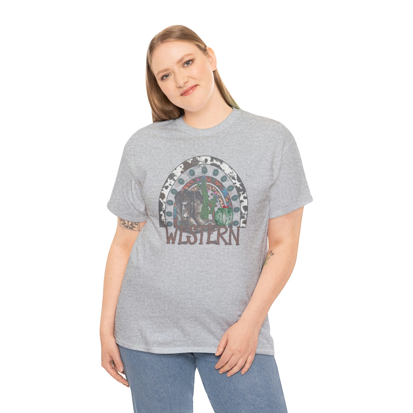 Western Cowgirl Unisex Heavy Cotton Tee Cowgirl shirt Western tee rancher tee rodeo shirt Wild West t shirt