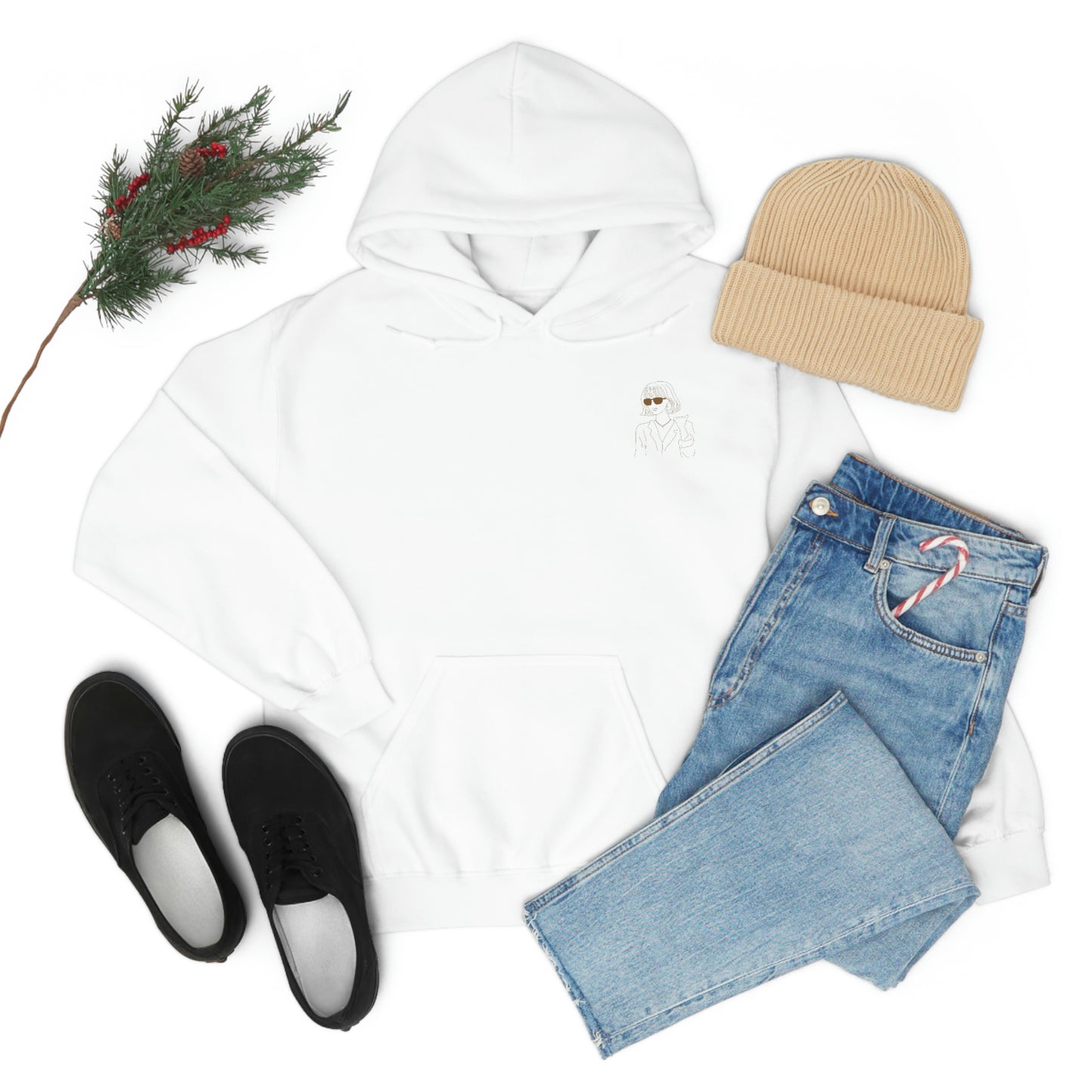 Cool Moms Club Unisex Heavy Blend Hooded Sweatshirt Mothers Day Gift Nude beige Retro letters