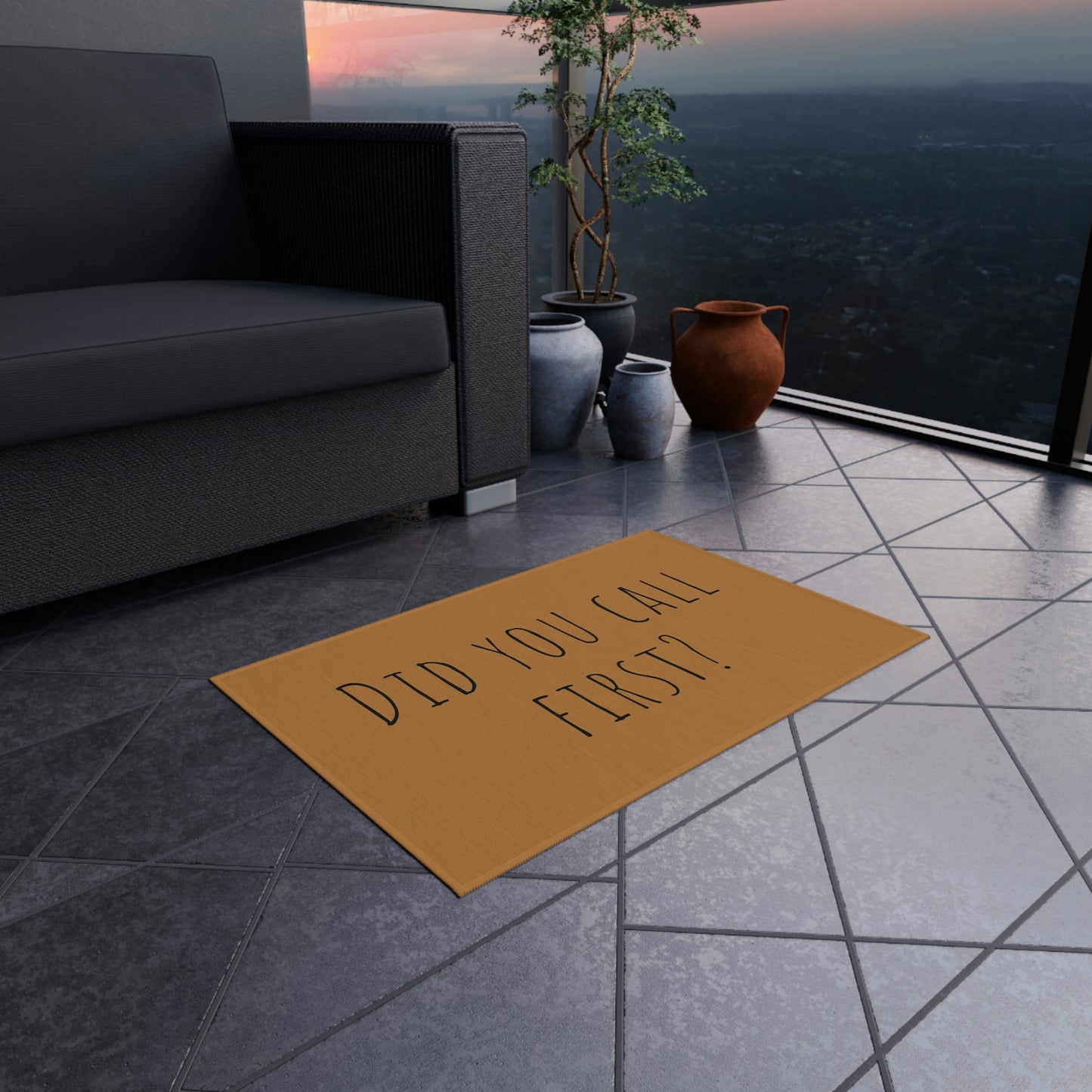 Outdoor Rug Sarcastic Welcome Mat Funny