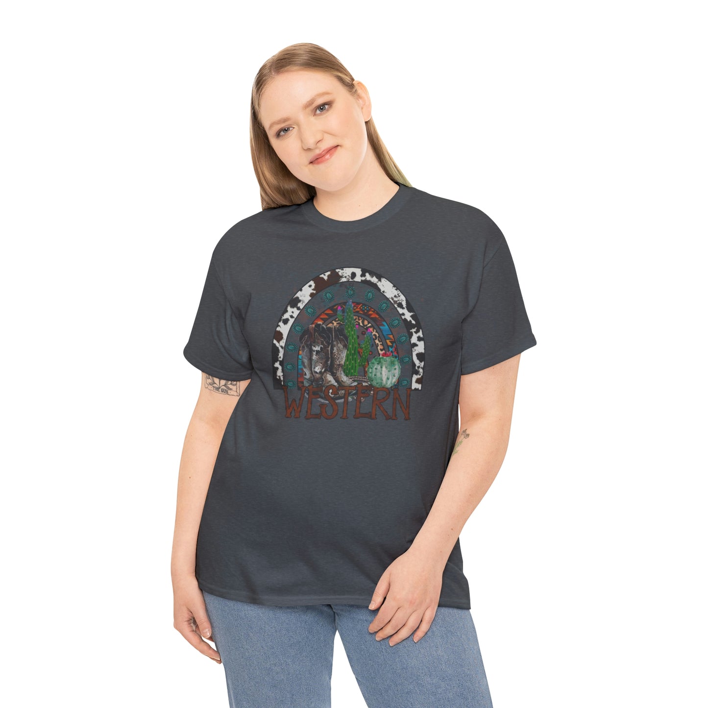 Western Cowgirl Unisex Heavy Cotton Tee Cowgirl shirt Western tee rancher tee rodeo shirt Wild West t shirt