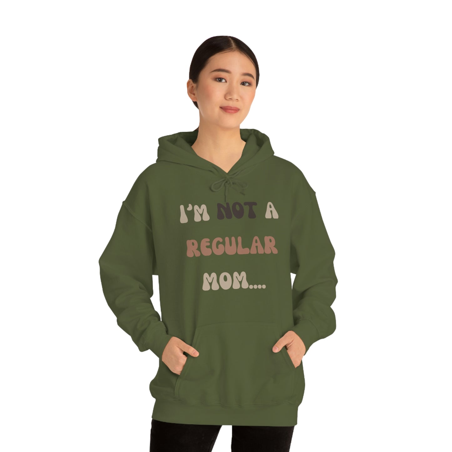 Unisex Heavy Blend Hooded Sweatshirt Not a regular mom Im a cool mom Mothers Day gift