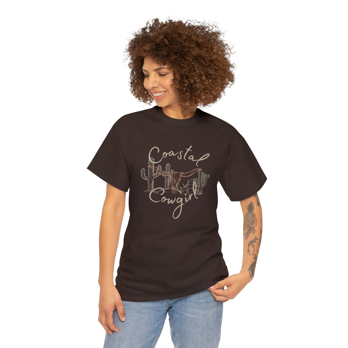 Coastal Cowgirl Unisex Heavy Cotton Tee