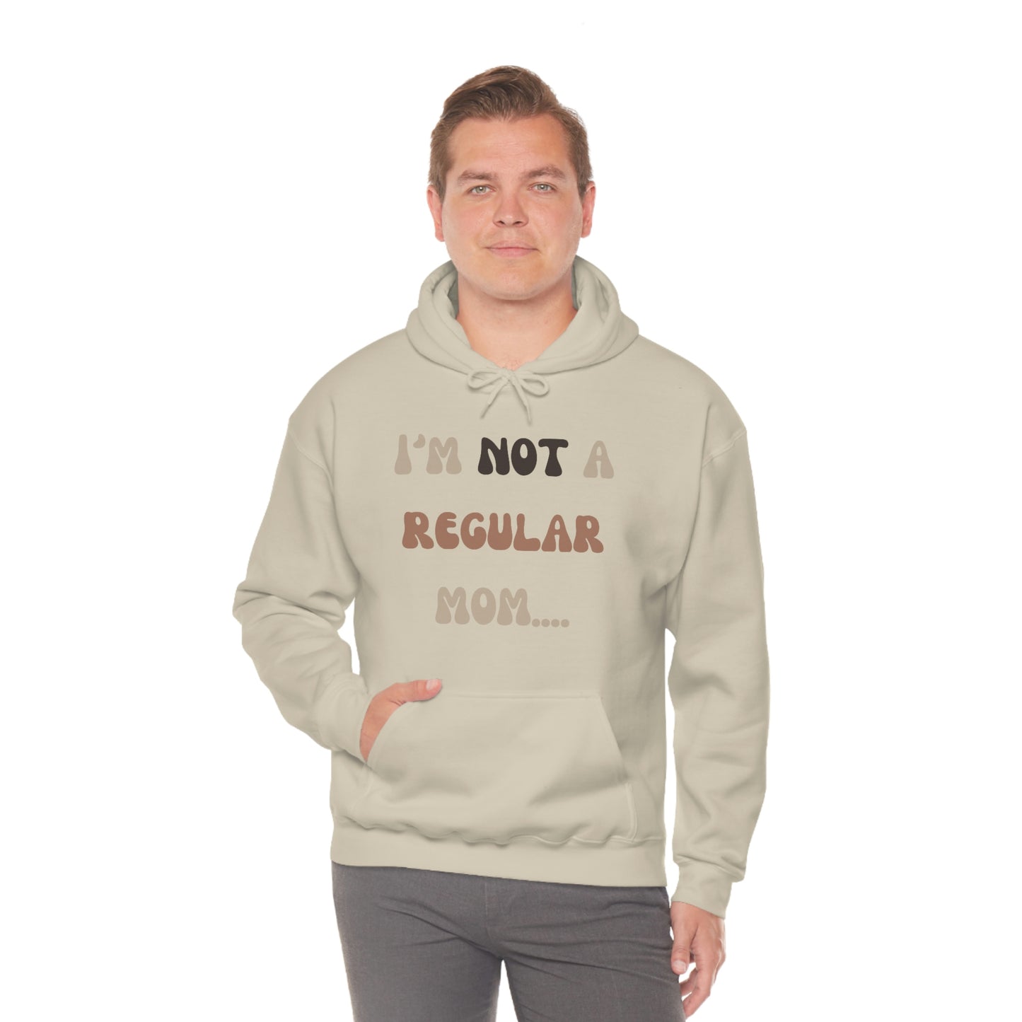 Unisex Heavy Blend Hooded Sweatshirt Not a regular mom Im a cool mom Mothers Day gift