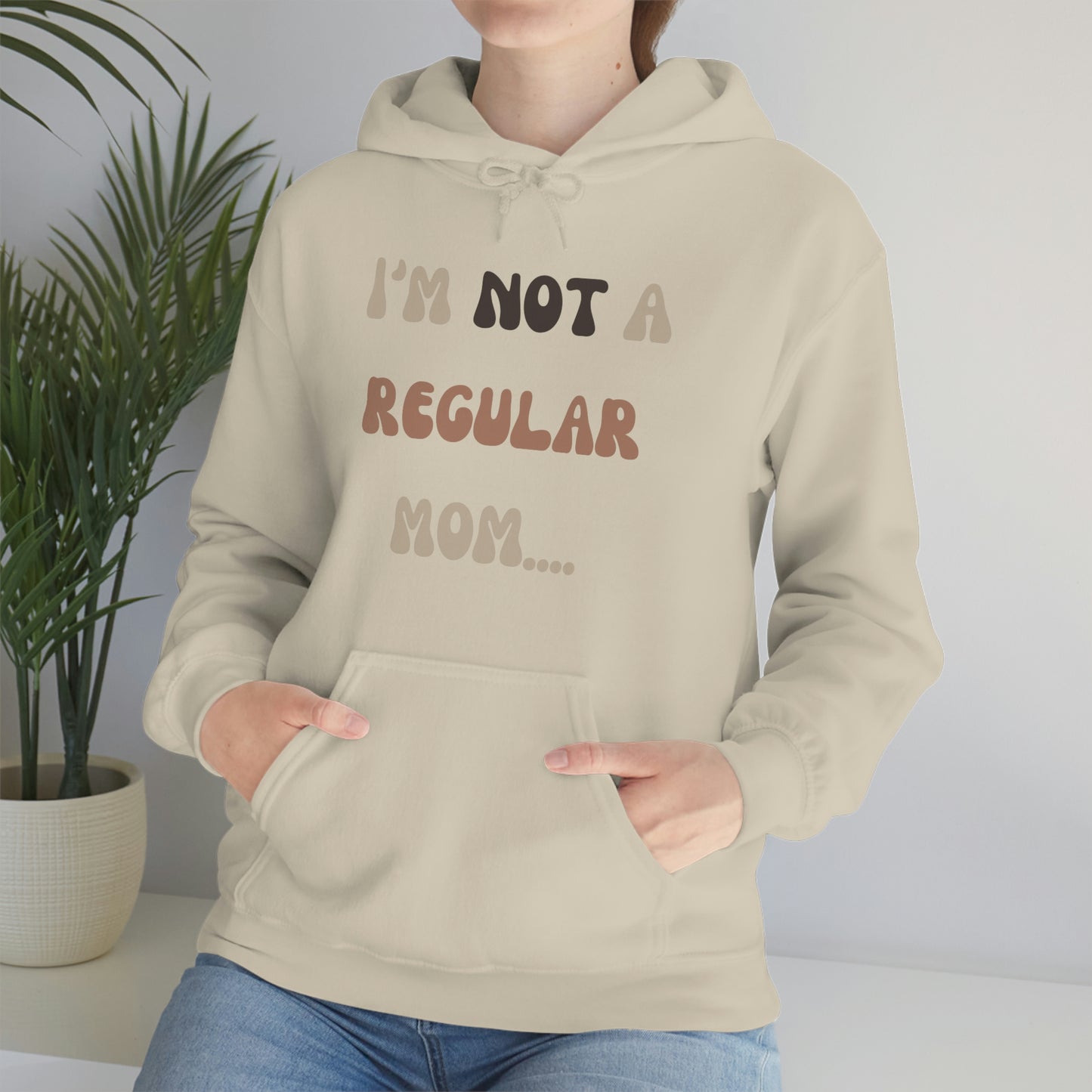 Unisex Heavy Blend Hooded Sweatshirt Not a regular mom Im a cool mom Mothers Day gift