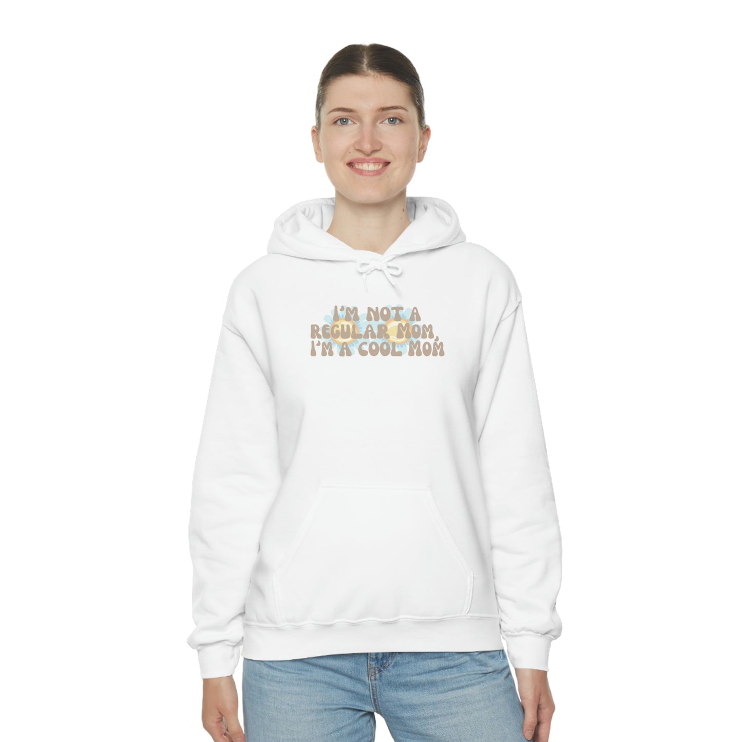 Im not a regular Mom, Im a cool Mom Unisex Heavy Blend Hooded Sweatshirt