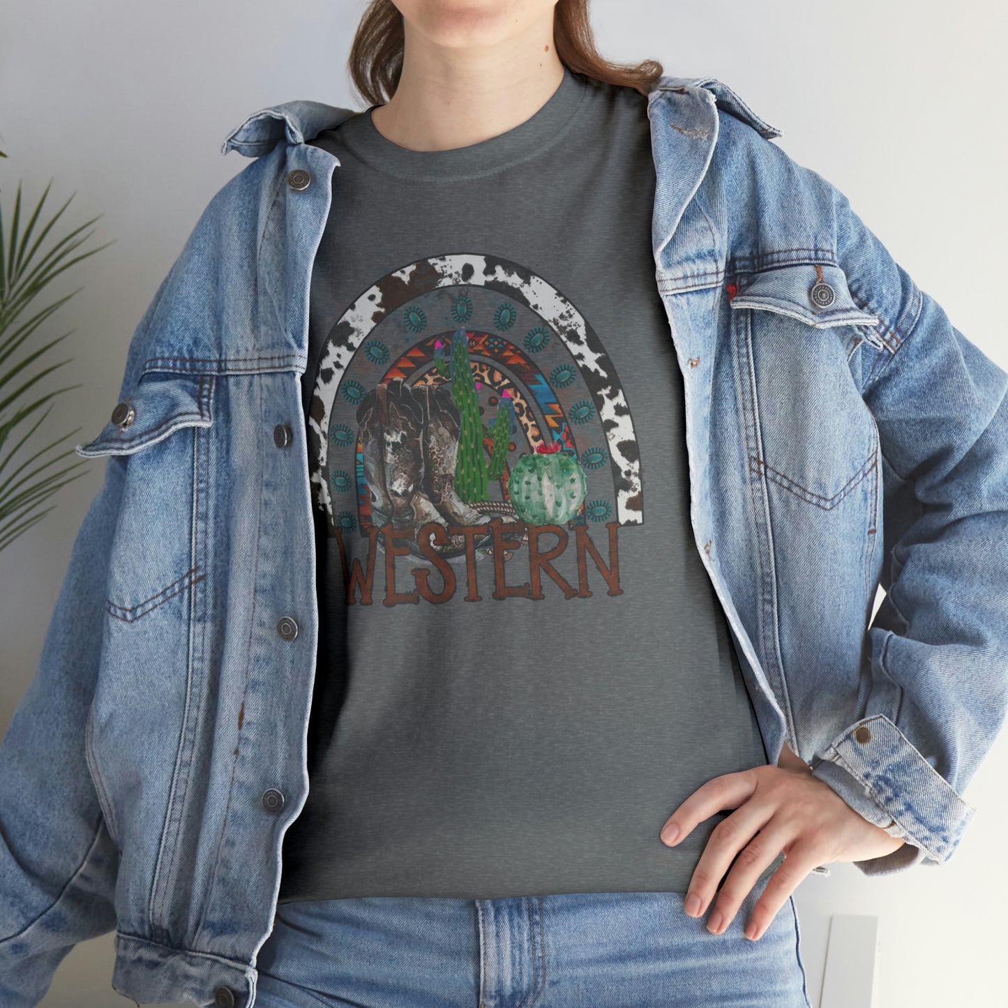 Western Cowgirl Unisex Heavy Cotton Tee Cowgirl shirt Western tee rancher tee rodeo shirt Wild West t shirt