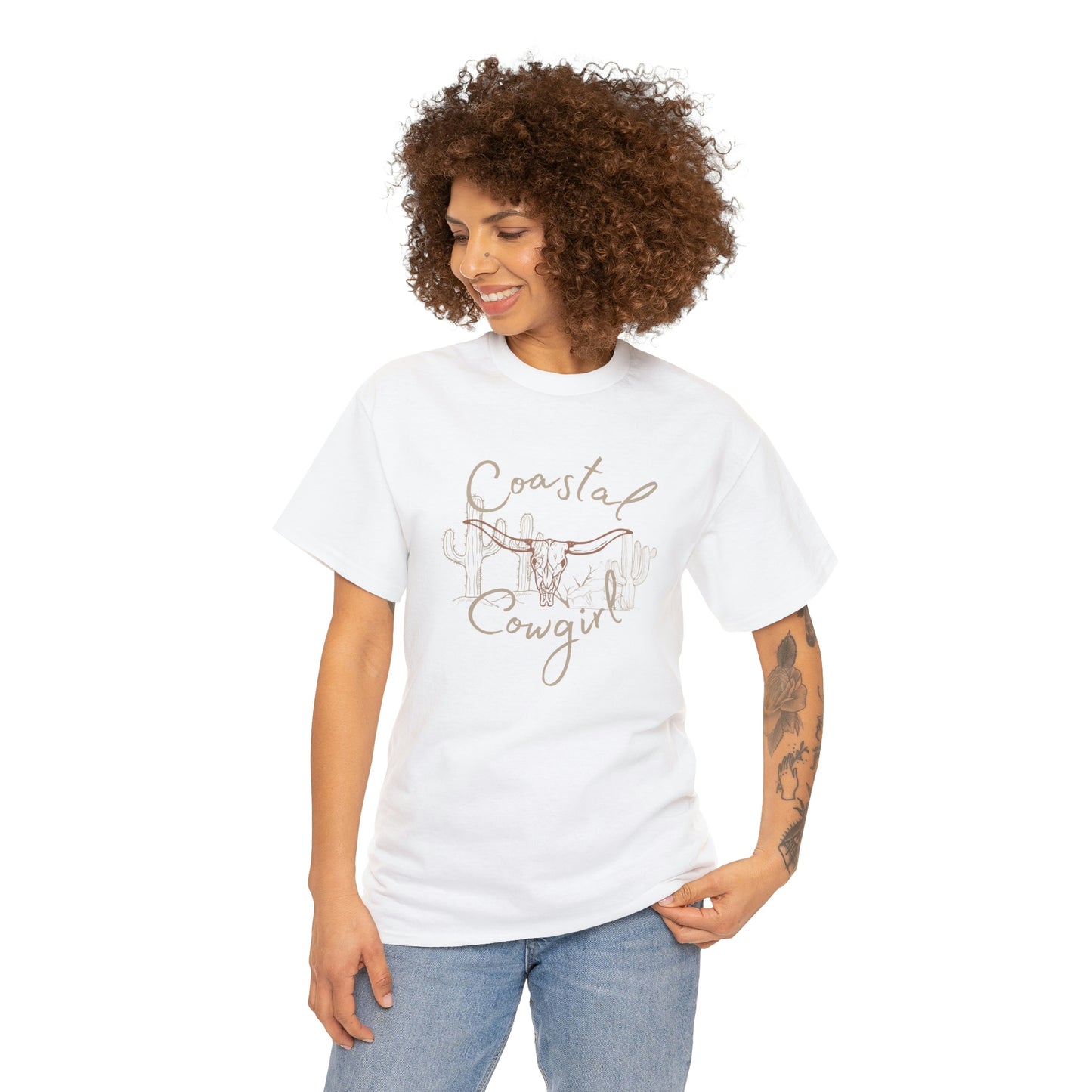 Coastal Cowgirl Unisex Heavy Cotton Tee
