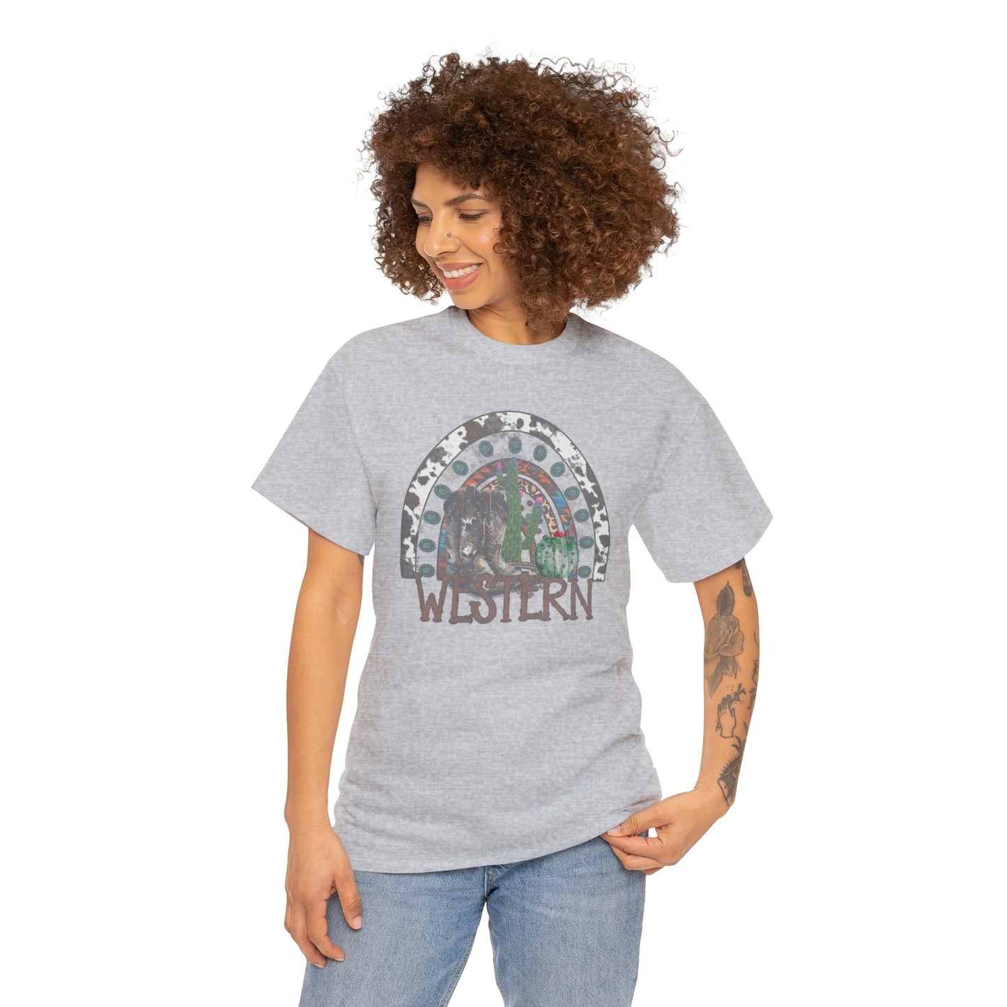 Western Cowgirl Unisex Heavy Cotton Tee Cowgirl shirt Western tee rancher tee rodeo shirt Wild West t shirt