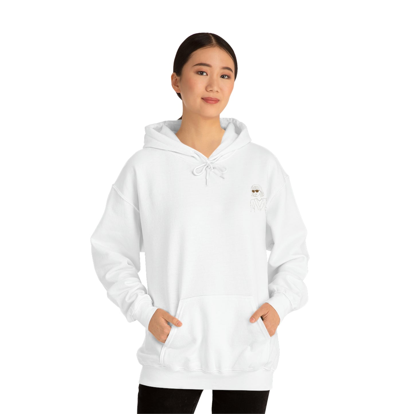 Cool Moms Club Unisex Heavy Blend Hooded Sweatshirt Mothers Day Gift Nude beige Retro letters