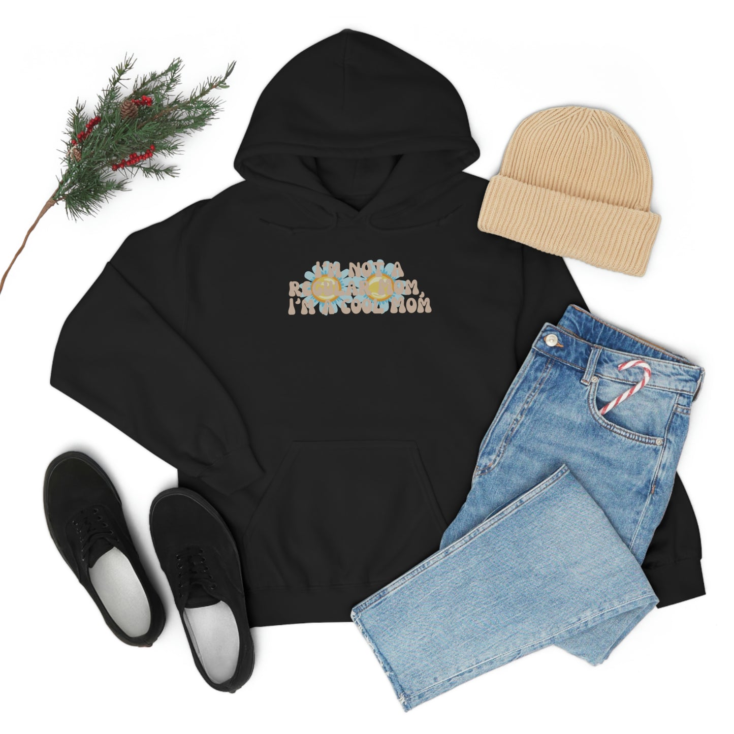 Im not a regular Mom, Im a cool Mom Unisex Heavy Blend Hooded Sweatshirt