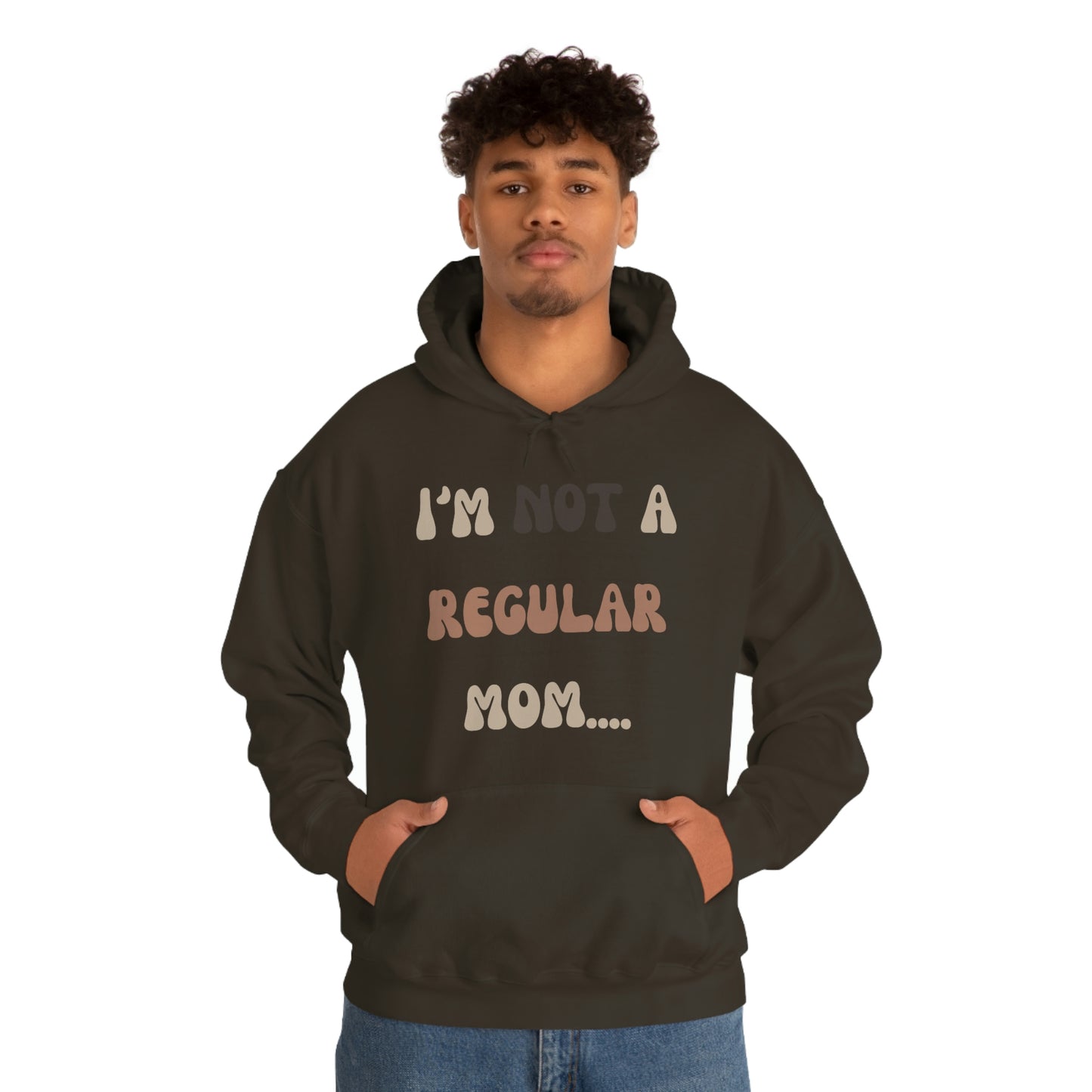 Unisex Heavy Blend Hooded Sweatshirt Not a regular mom Im a cool mom Mothers Day gift